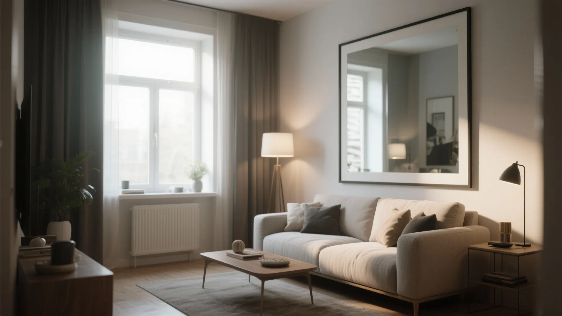 4. Mirrors for Visual Expansion