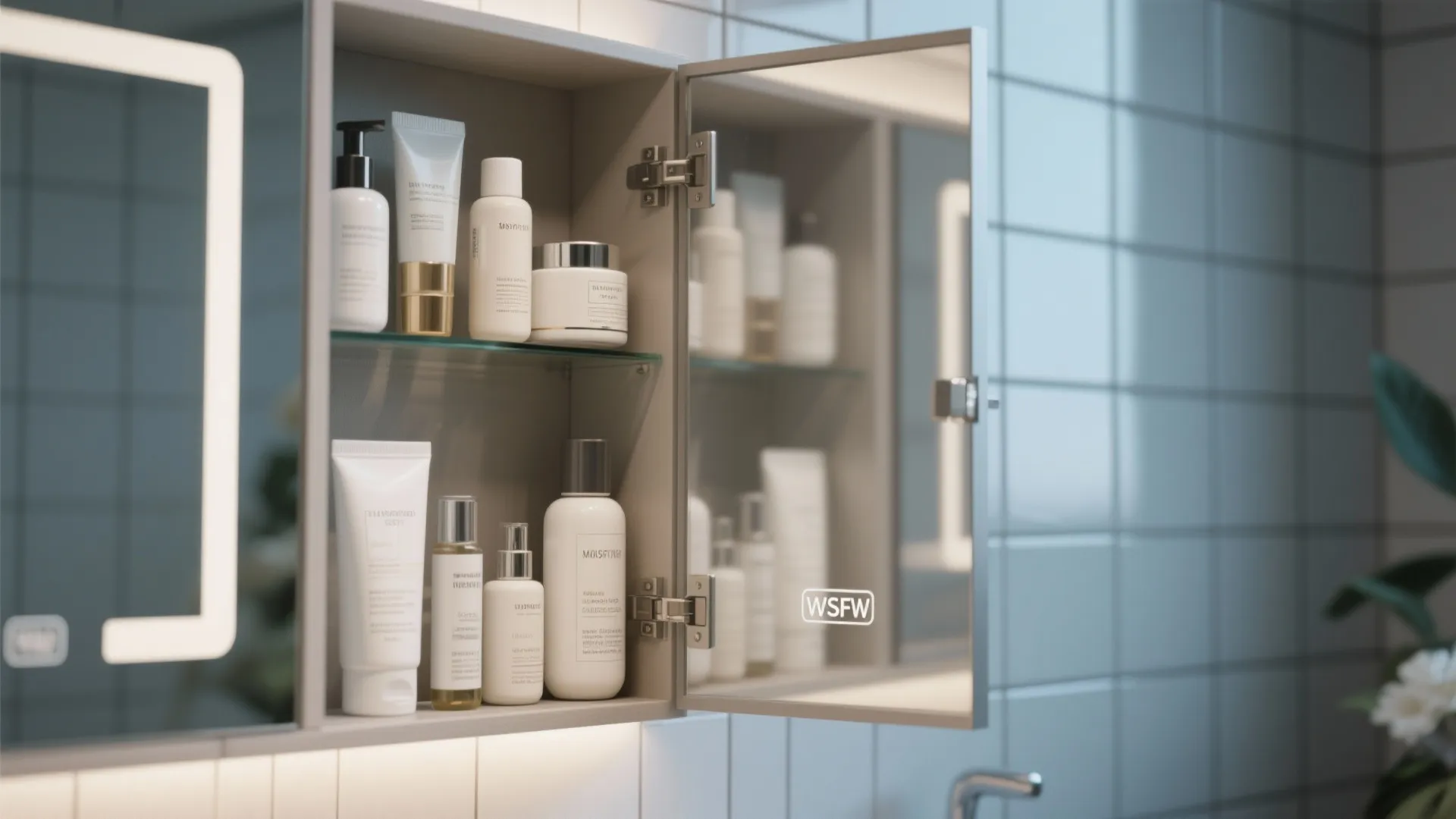 9. Mirrors that Double as Storage