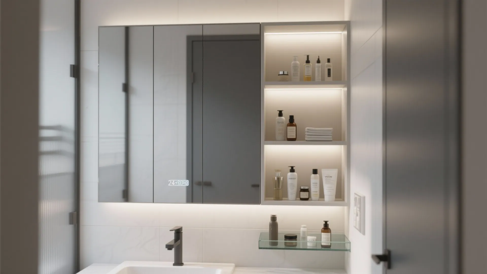 3. Combine mirror and storage for function