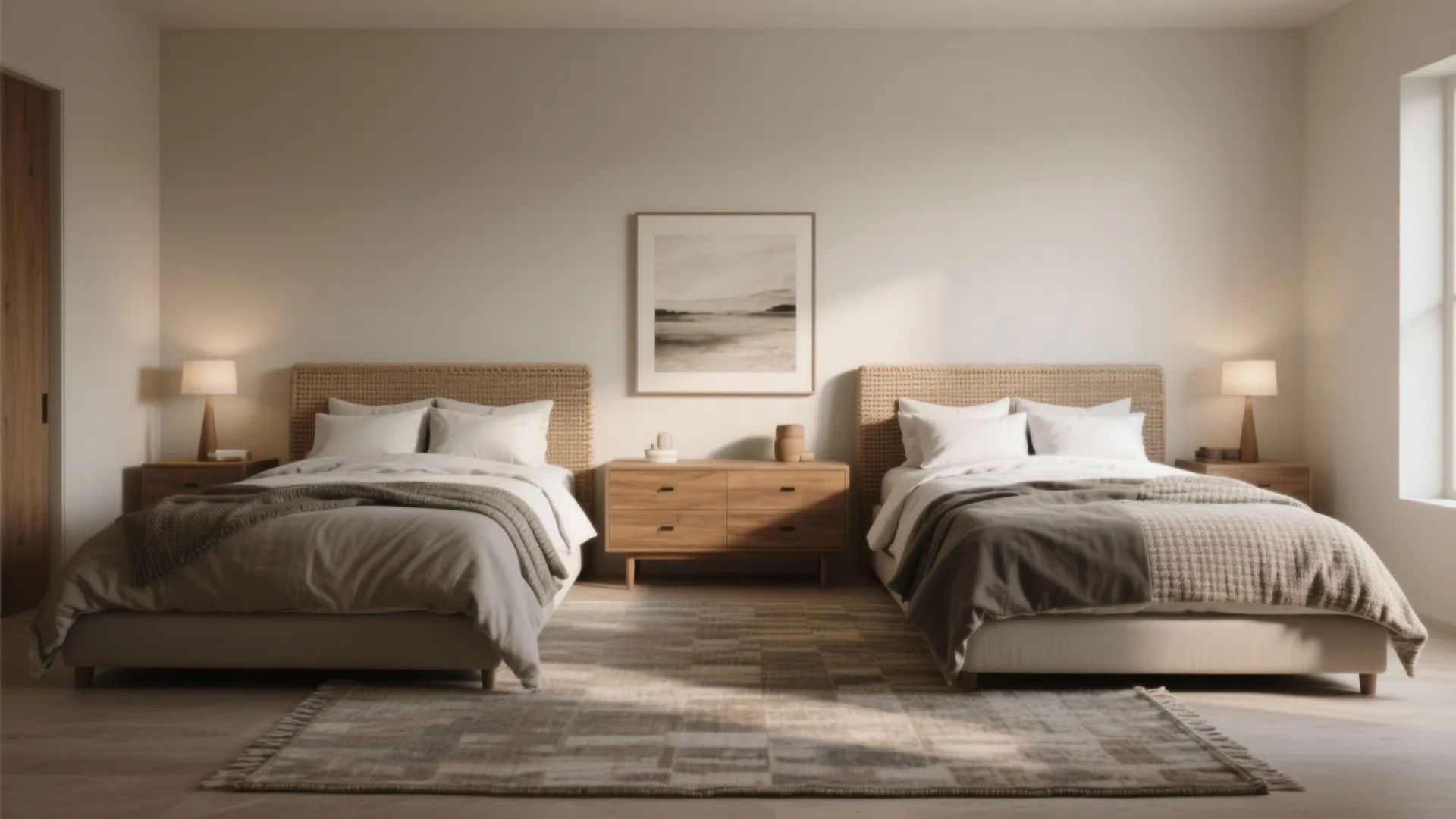 2. Mirror the Beds Around a Central Feature