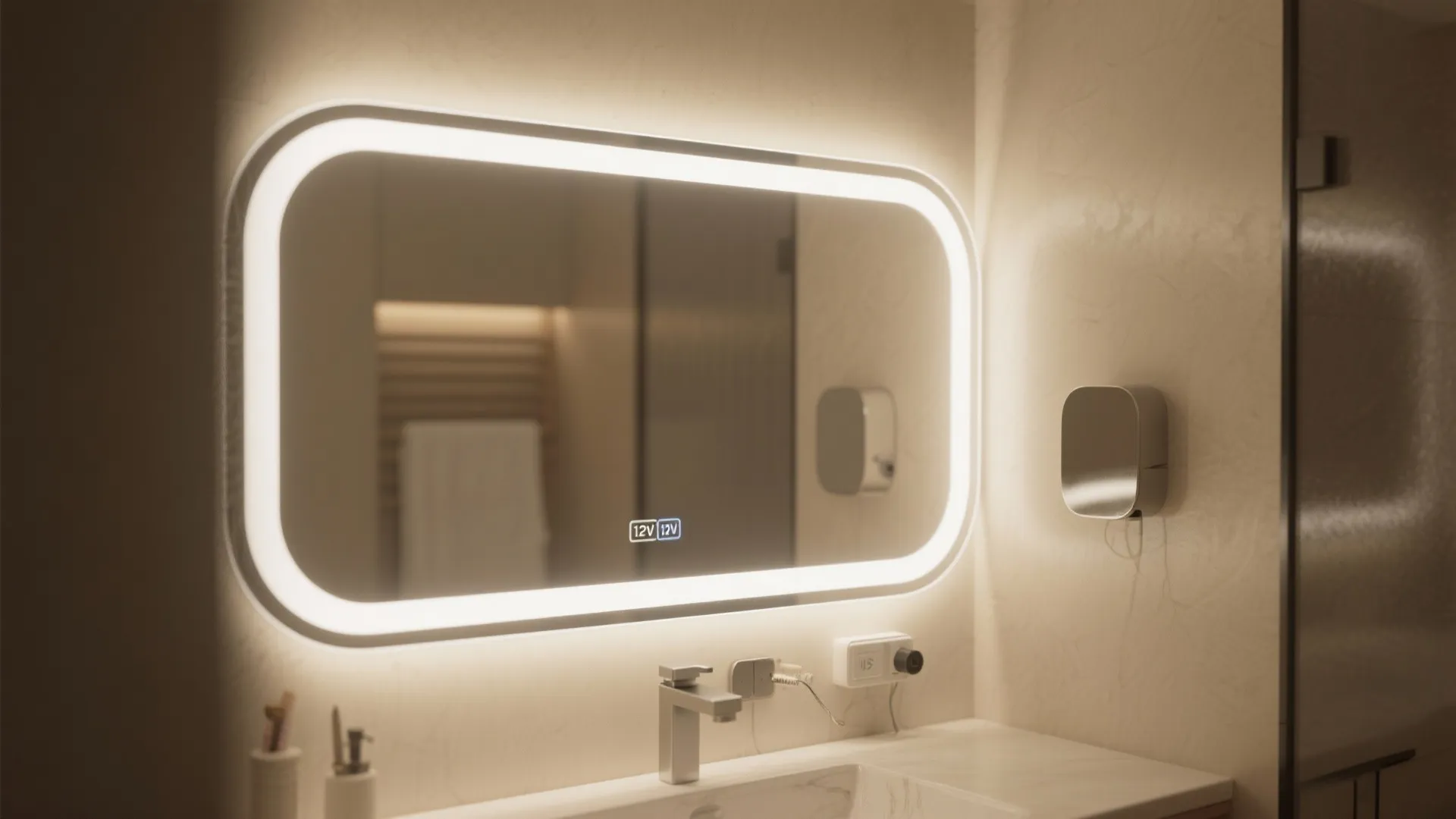 5. Mirror and vanity edge lighting for bathrooms