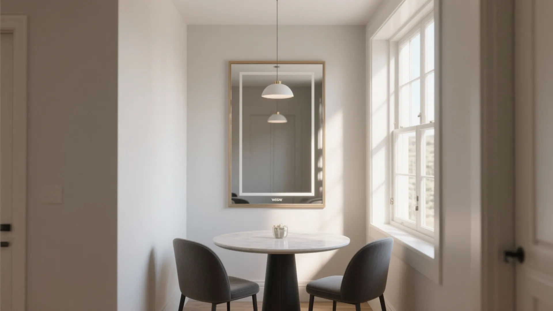 Mirrored Wall to Expand Light and Space