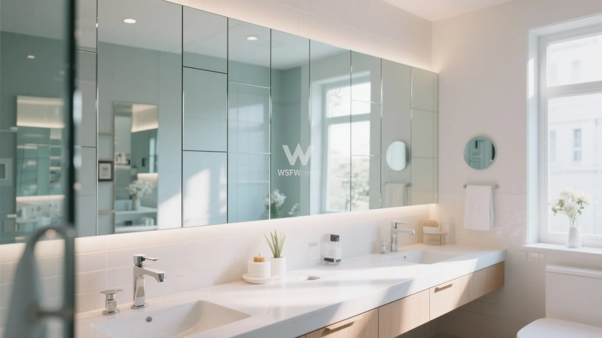 8. Light-Reflecting Mirror Wall