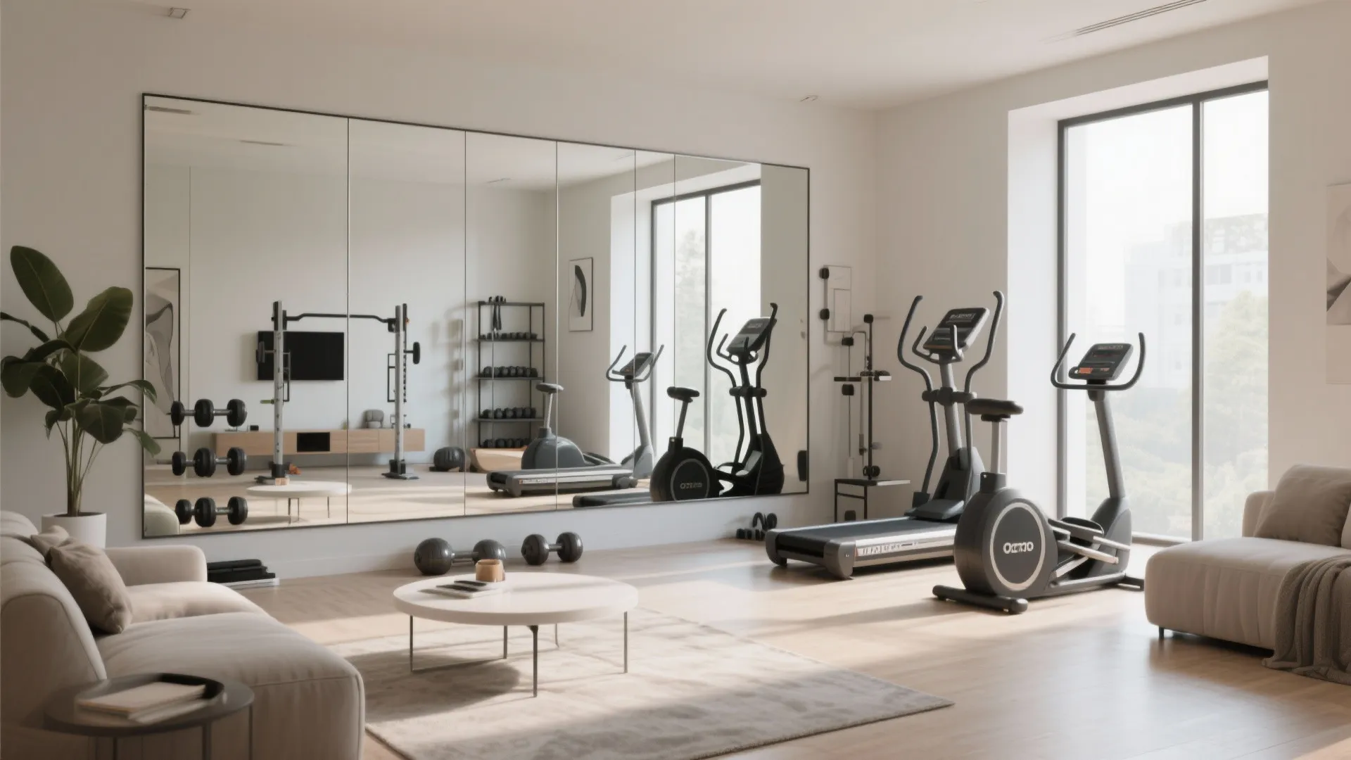 5. Mirror Wall for Space Amplification