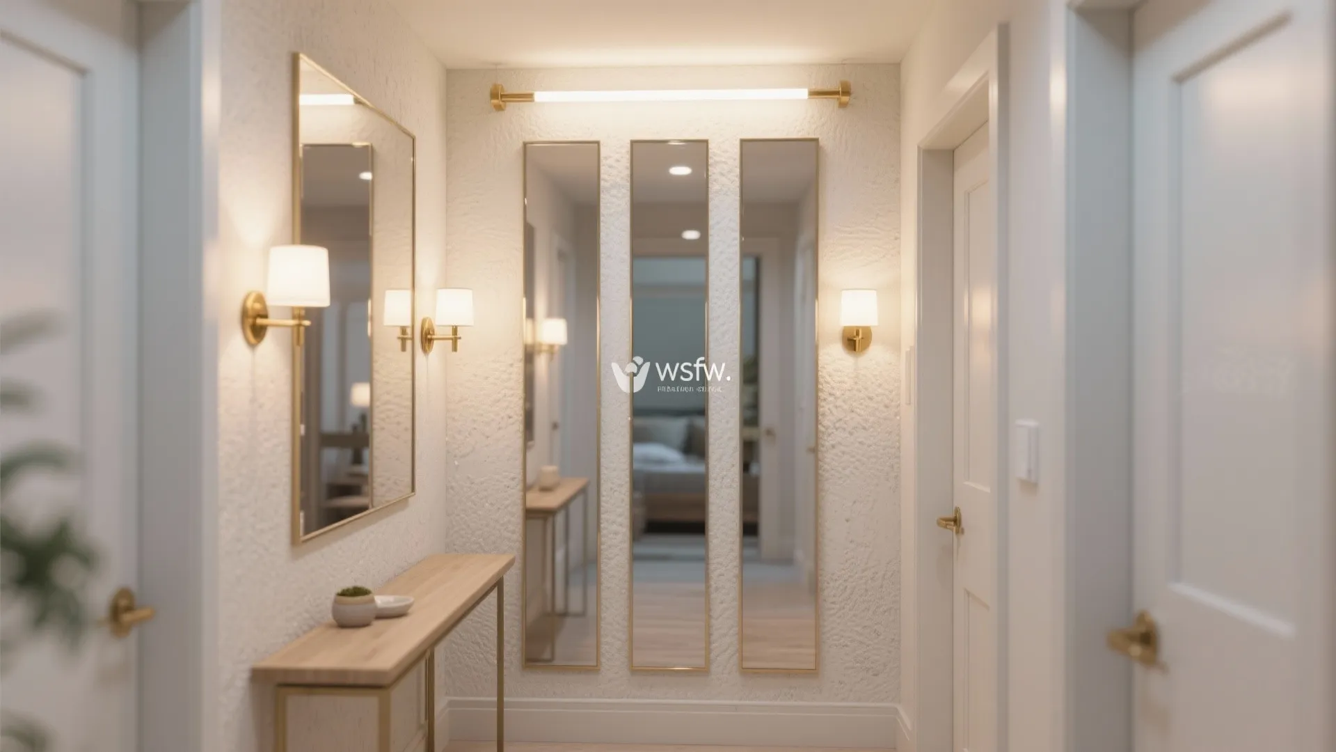 Mirrors, Metallics, and Wall-Wash Lighting