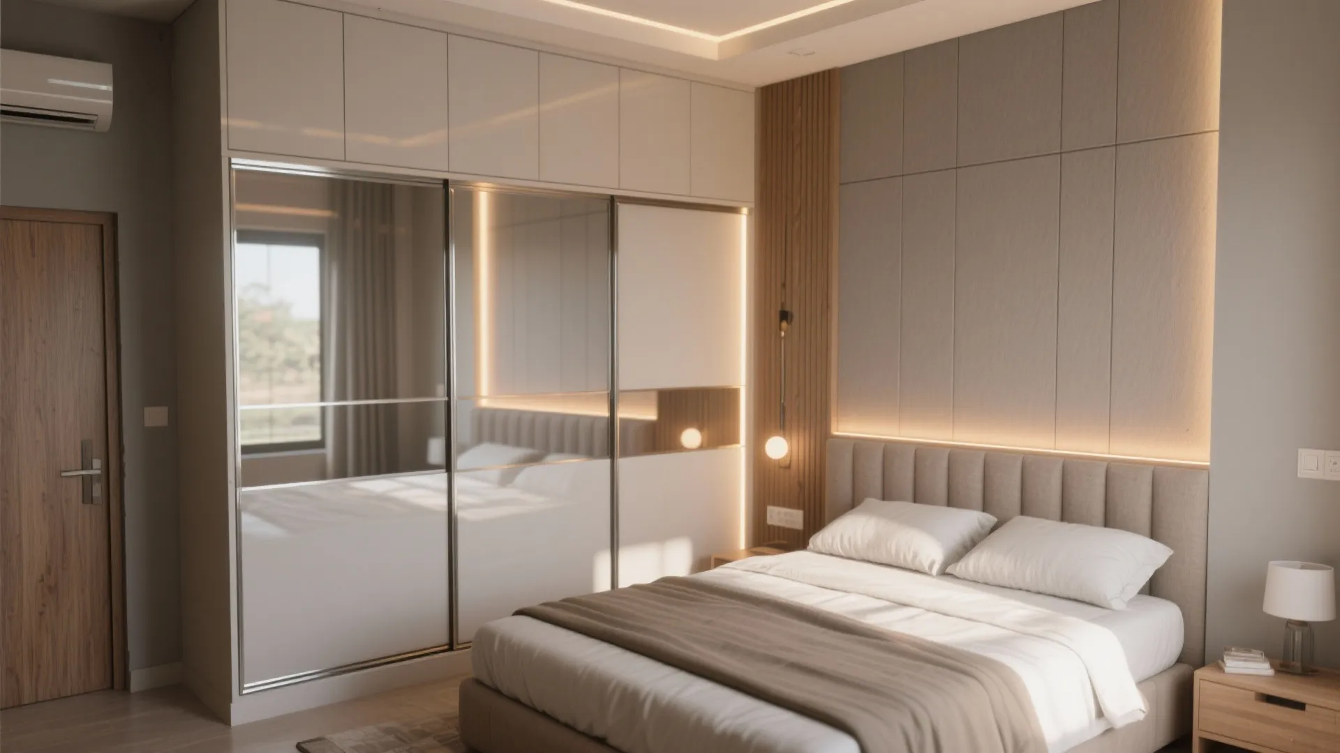 Smart wardrobes and mirrors that double your room (visually)