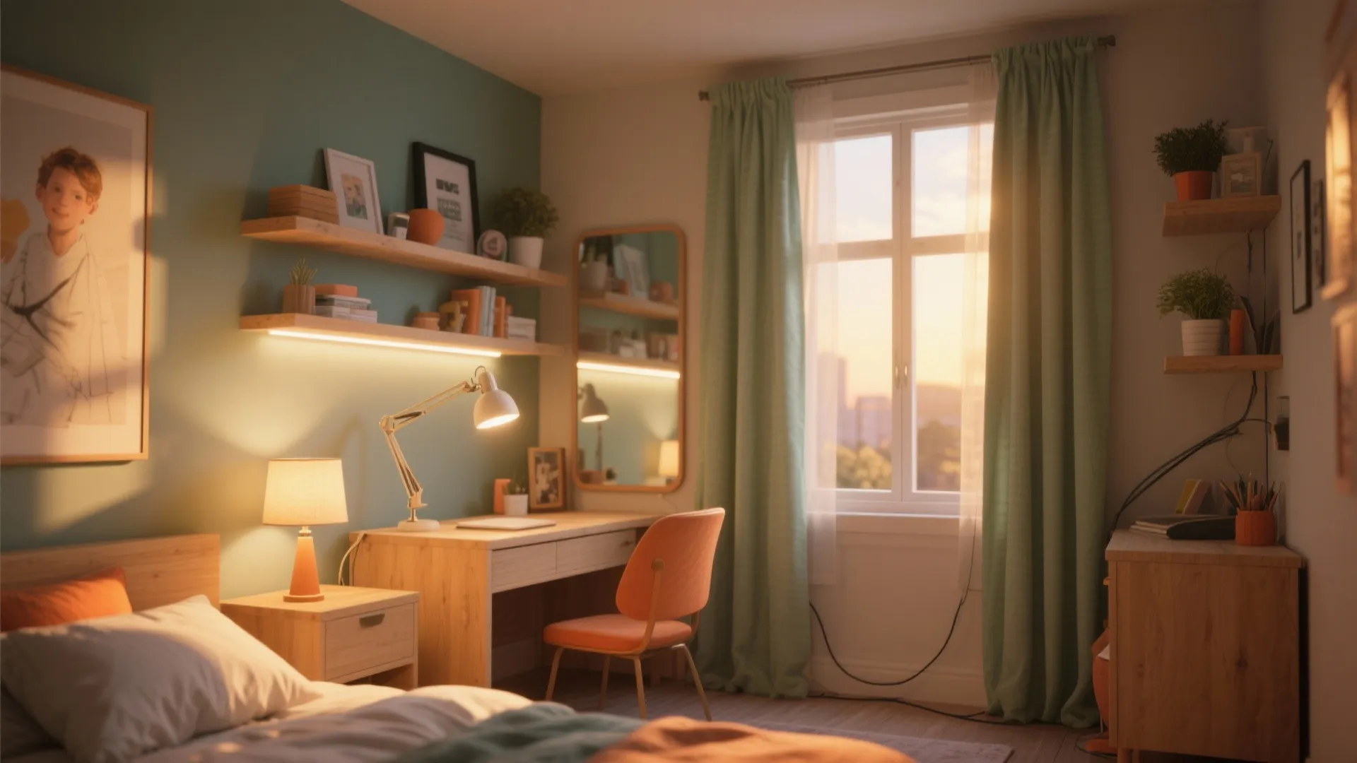 Layered Lighting + Mirror Magic