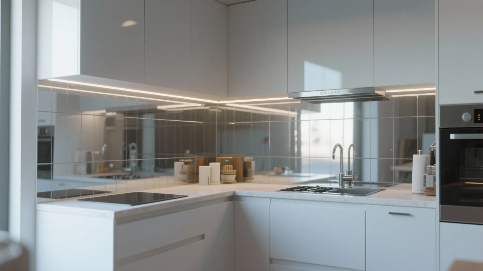 3. Mirror, Mirror on the… Backsplash?