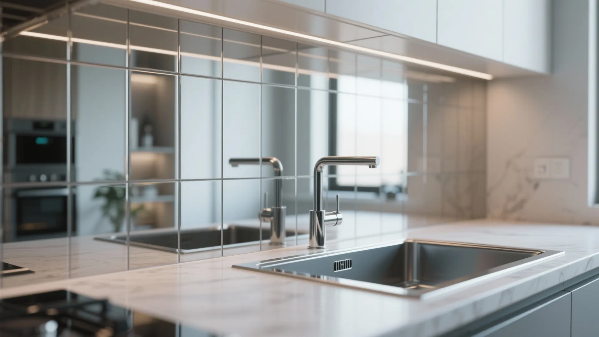 10. Mirrored Accents for Depth