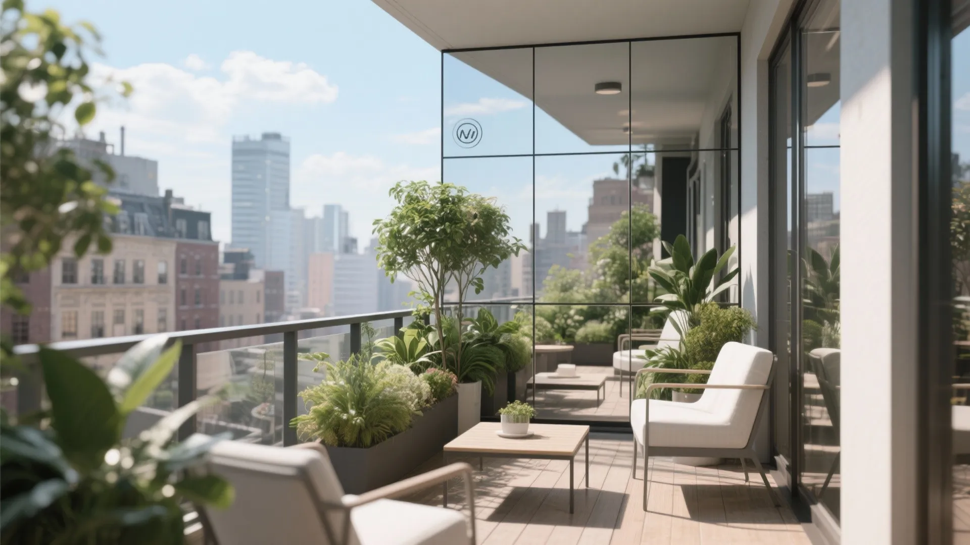 Mirrored Wall Illusion