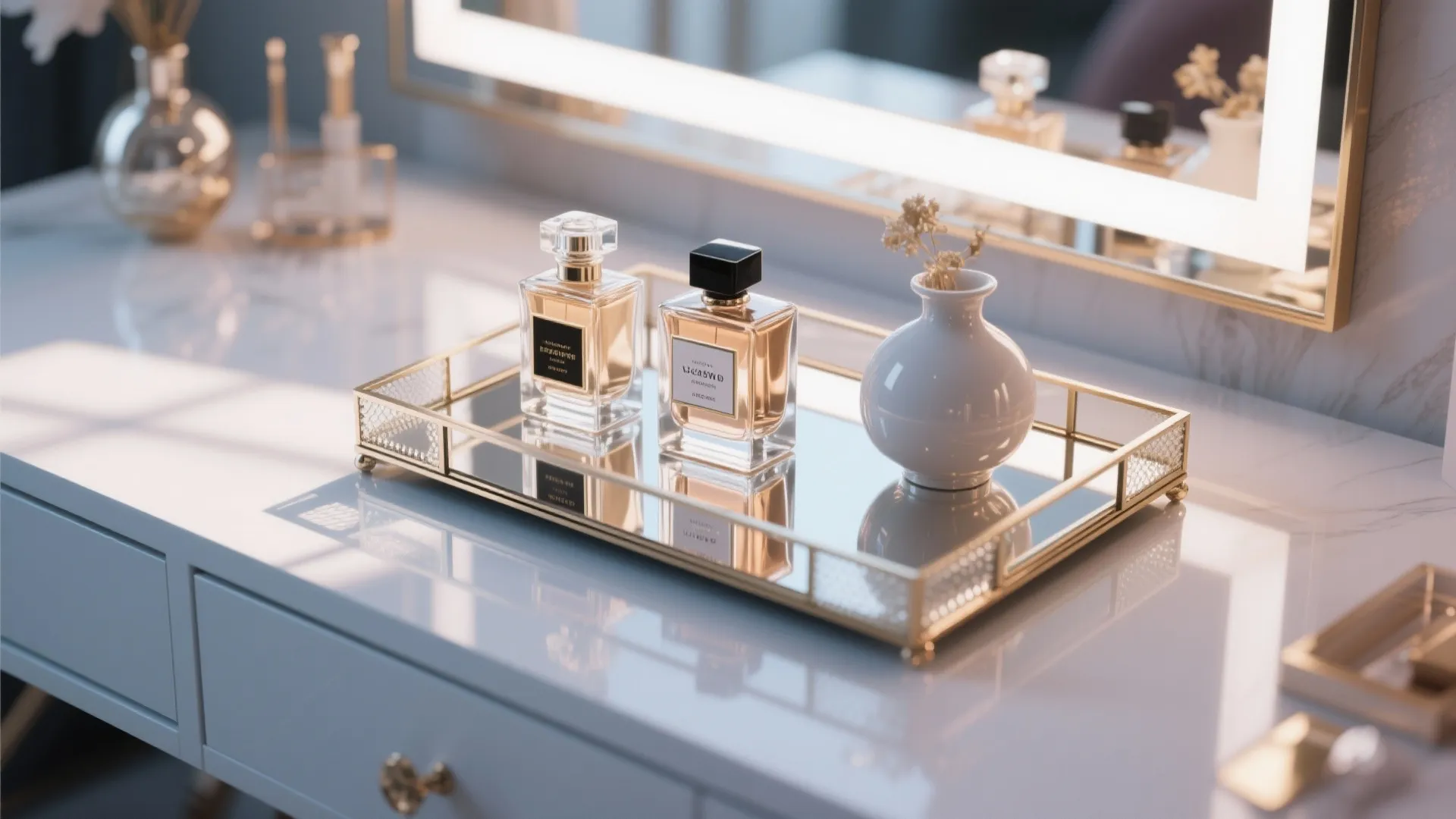 5. Mirrored Base Tray