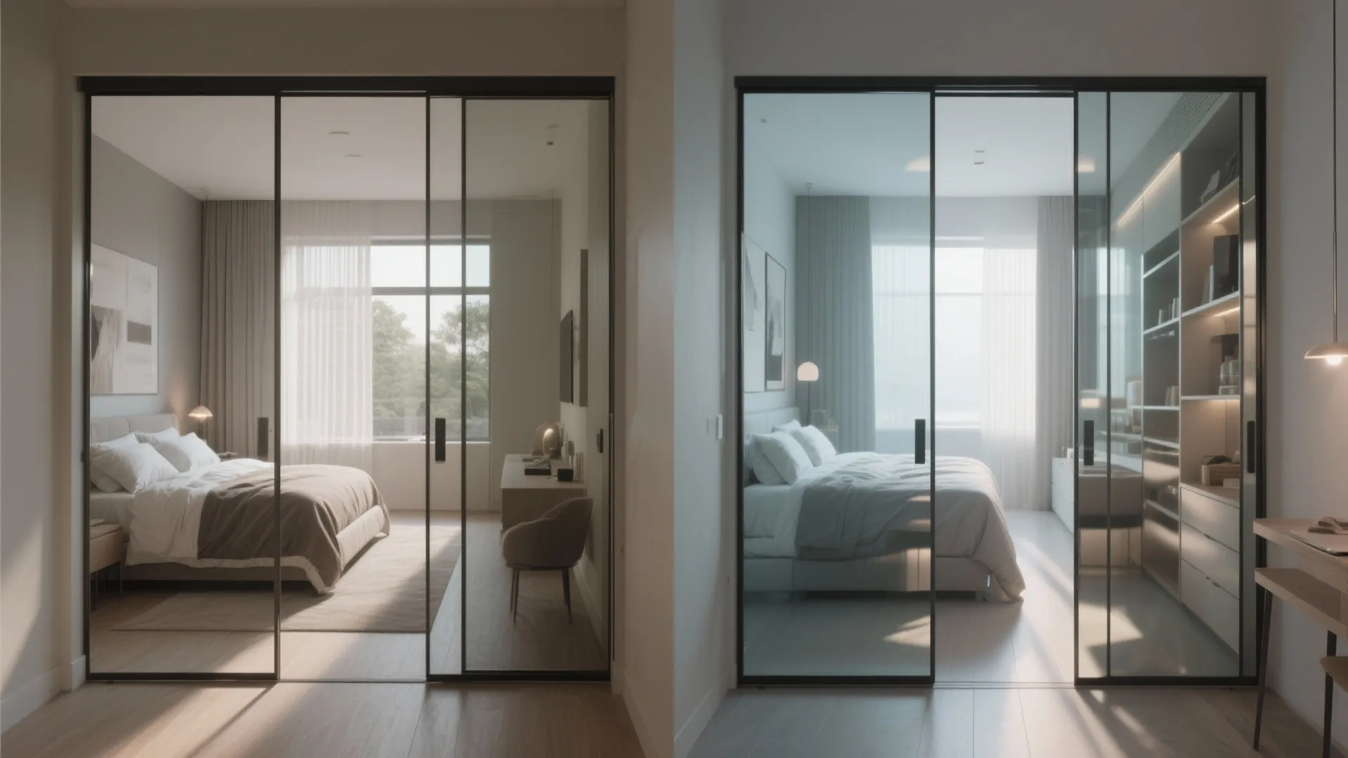 4. Mirror the Closet Doors