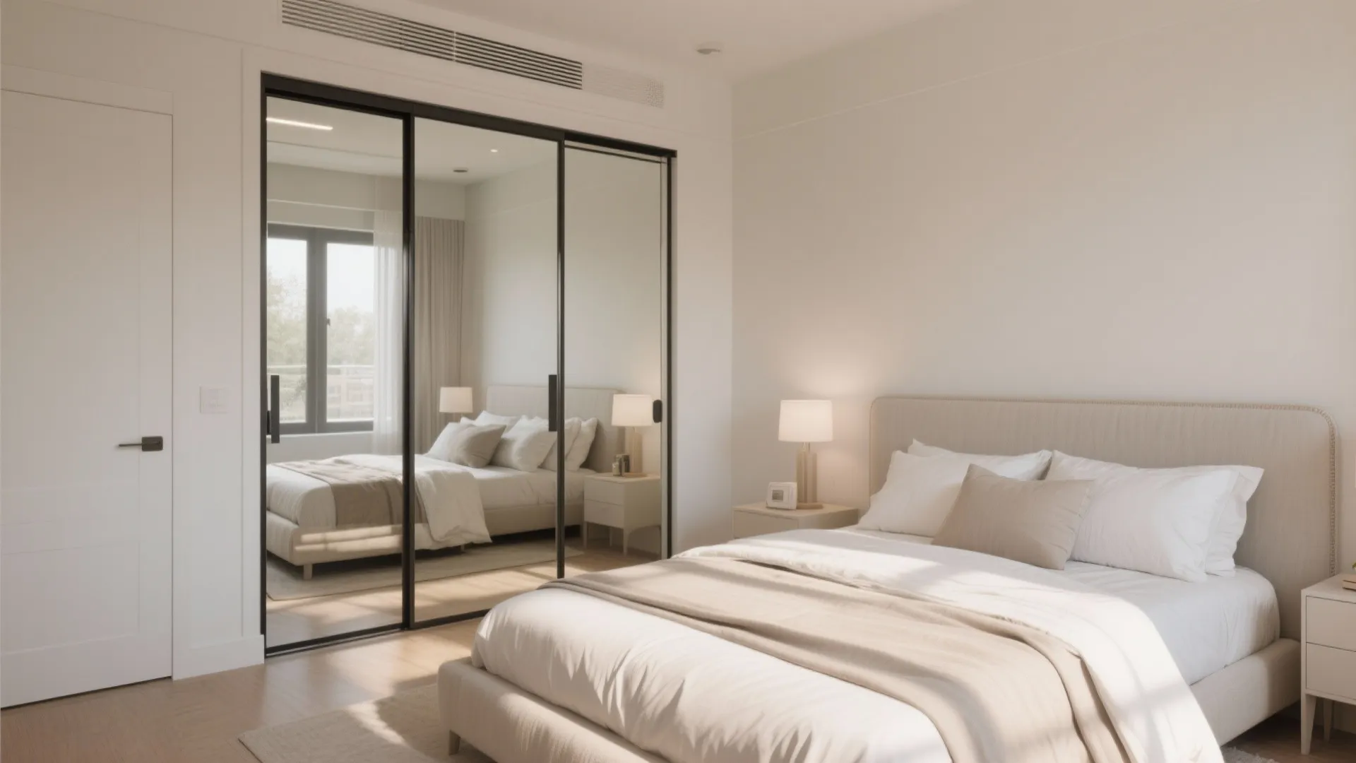 8. Mirrored Closet Doors