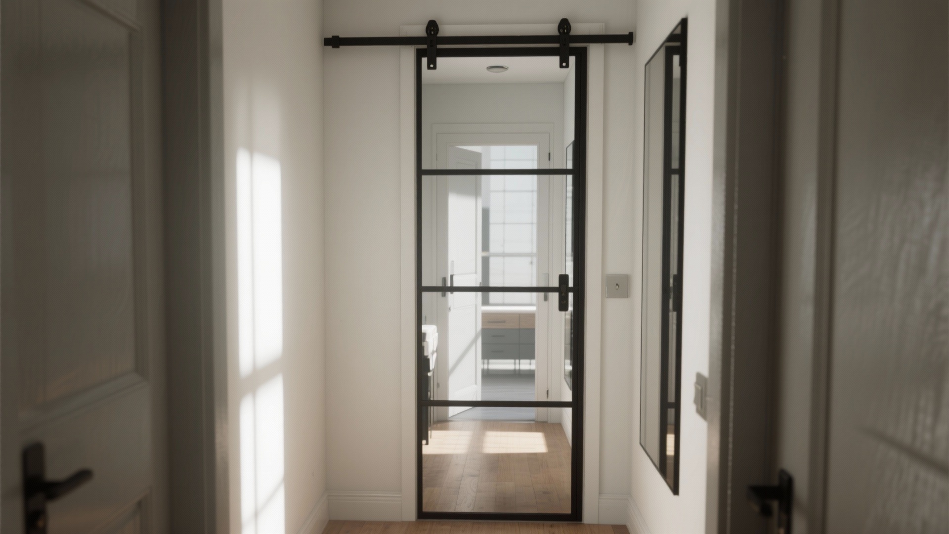Straddle Door Door Swing Wasting Space? 5 DIY Sliding Barn Door Ideas