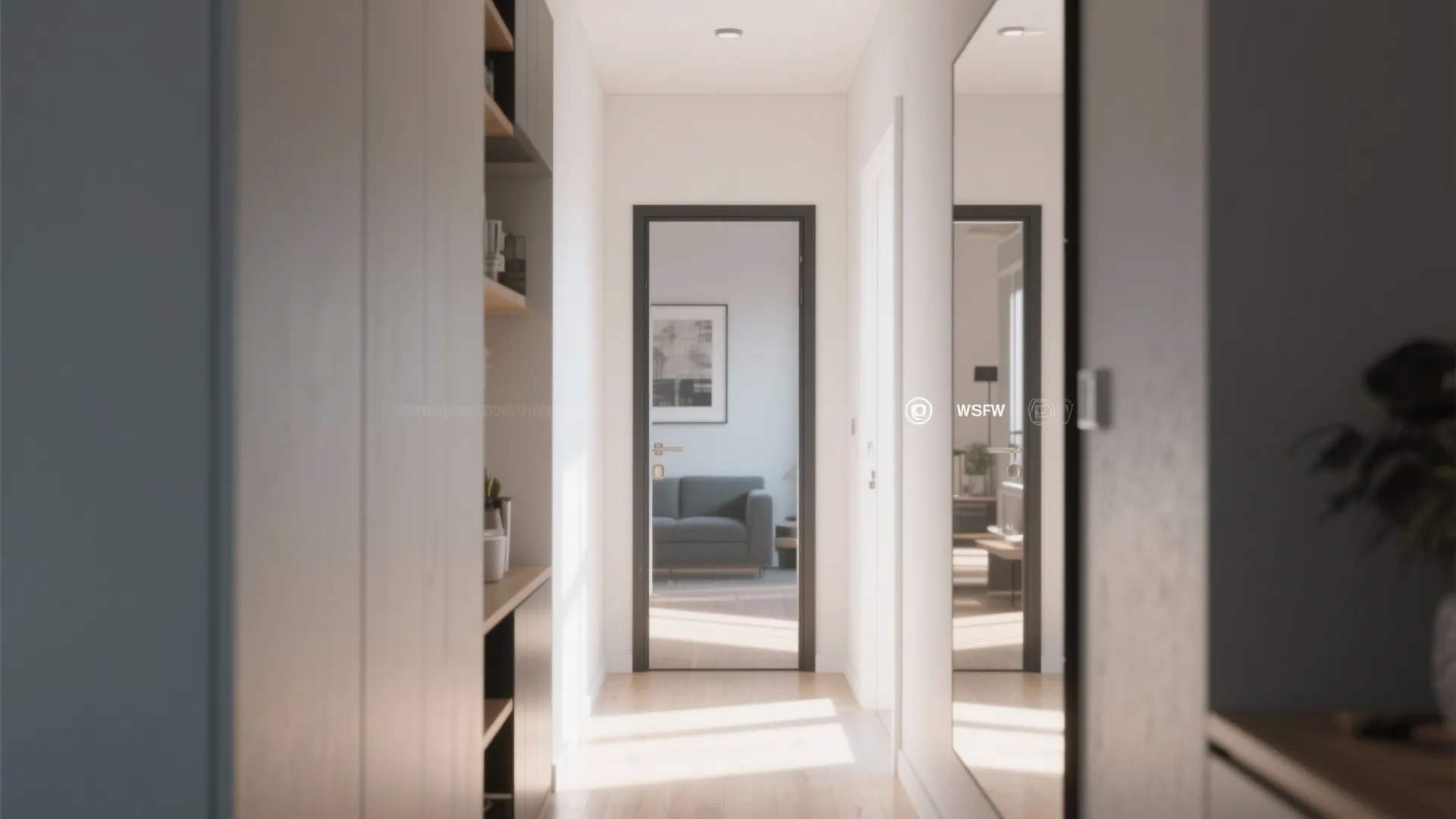 Idea 4: Mirrored Surface Door