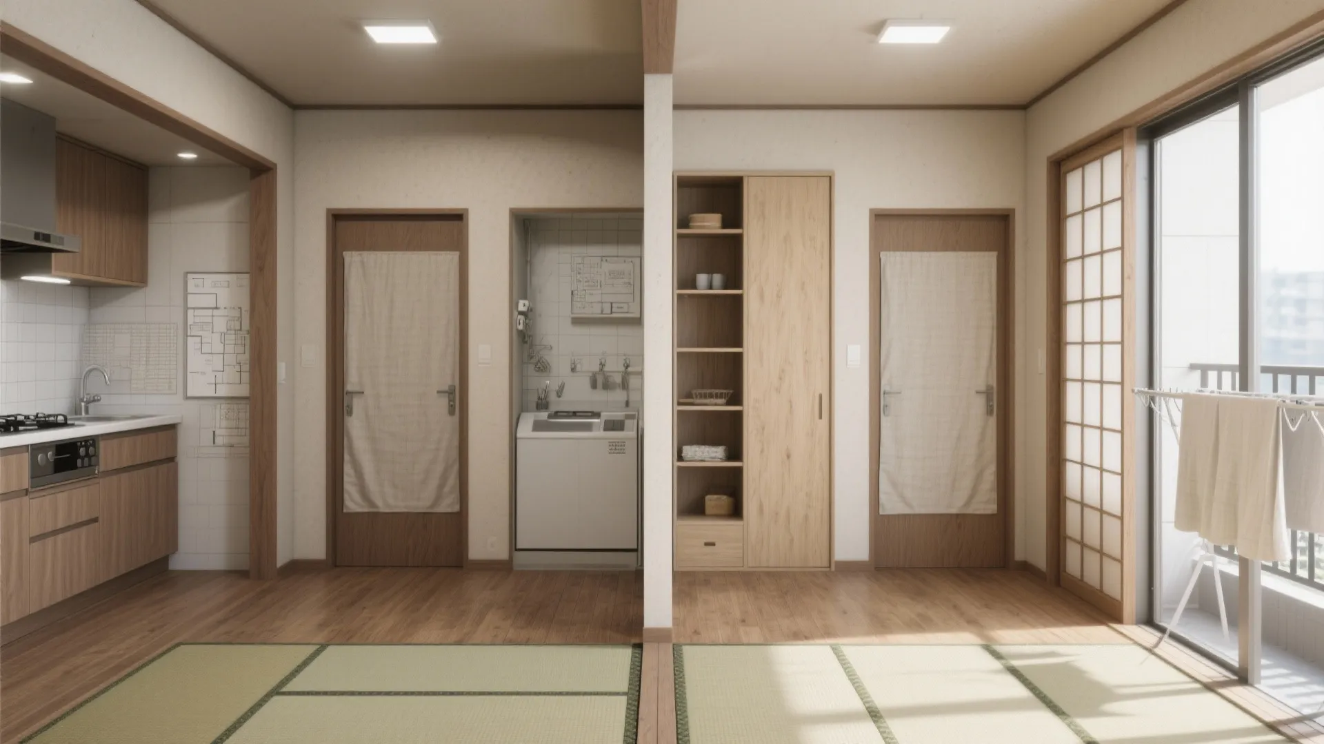 Tips 1: 左右分離×動線規律で暮らしを整える（動線規劃）