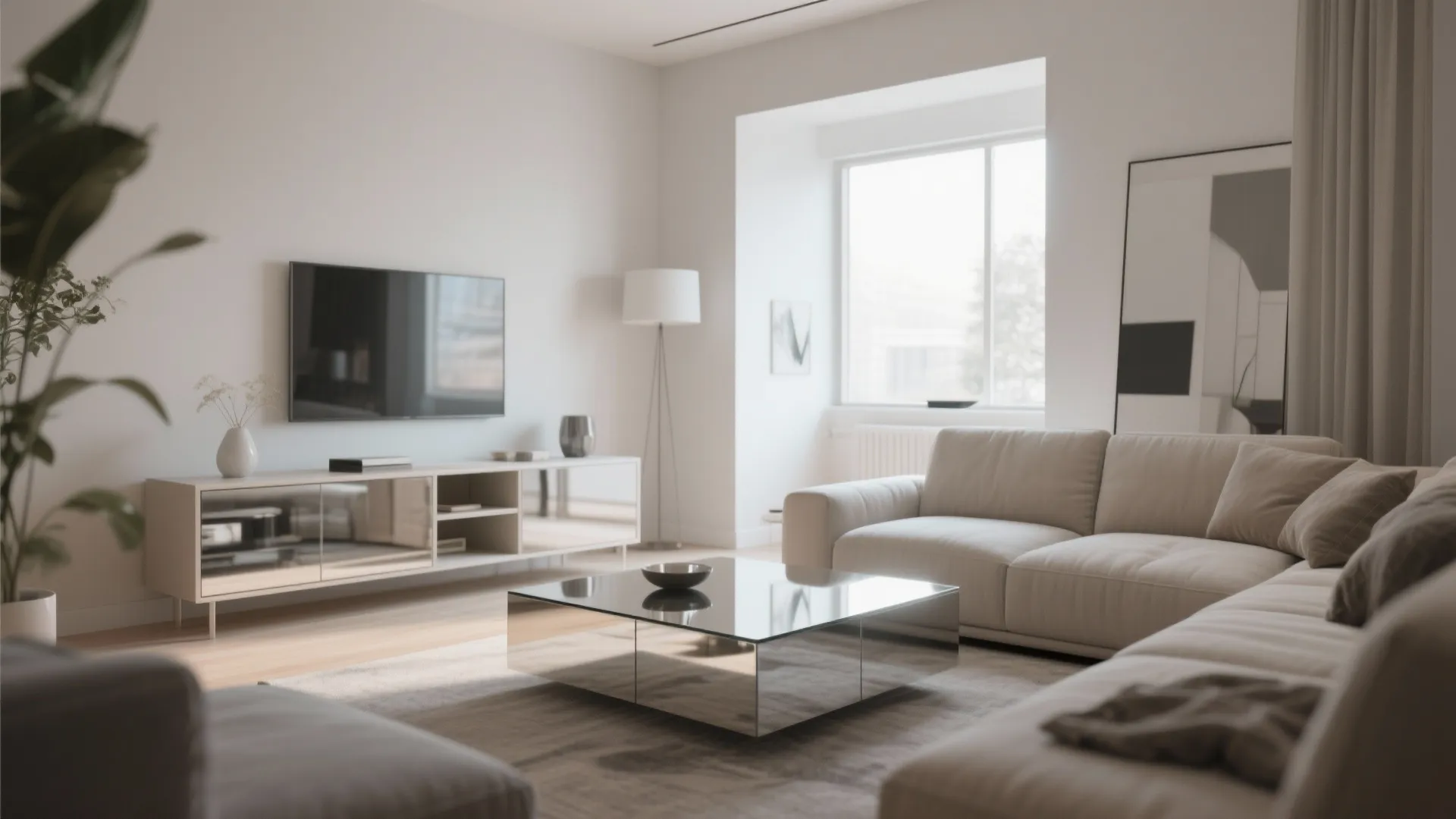 6. Mirrored Furniture