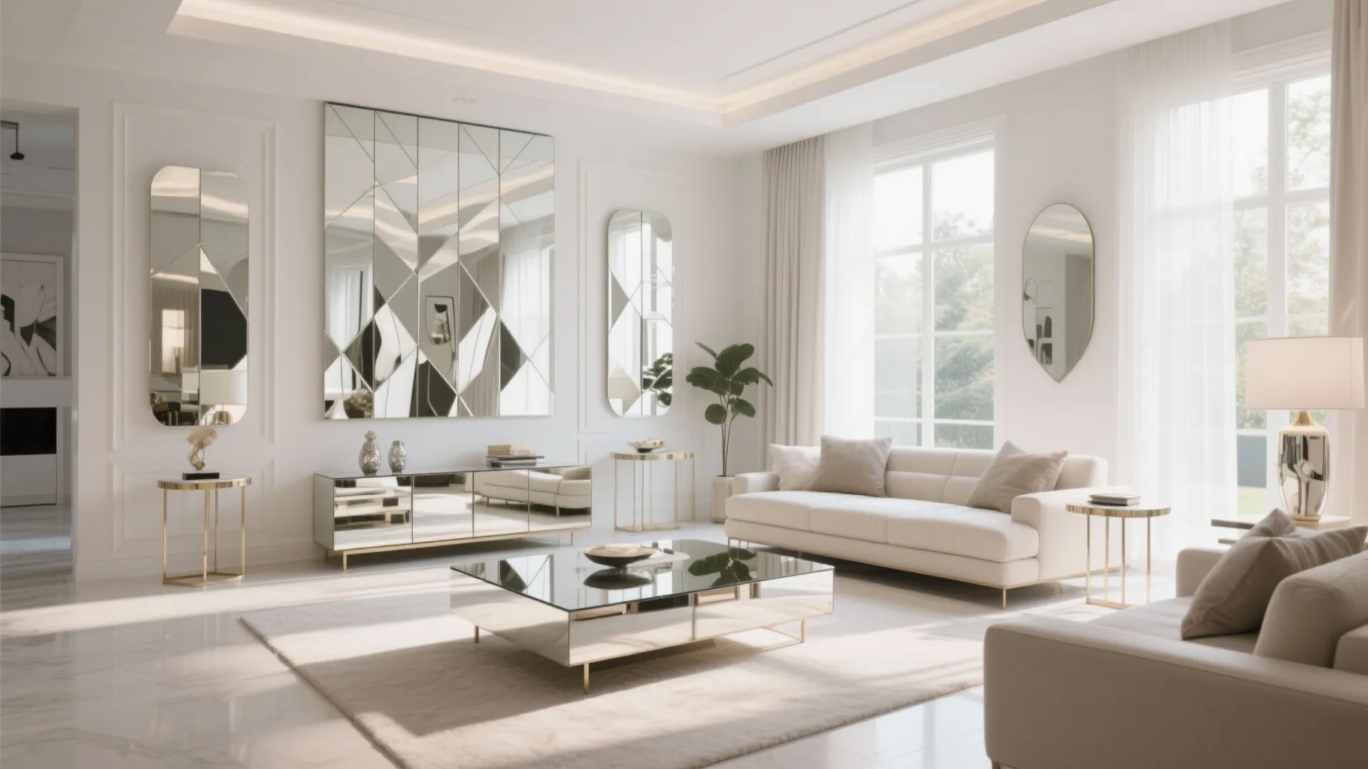 10 Mirrored Furniture Living Room Ideas: Stylish and Practical Inspirations for Modern Small Spaces