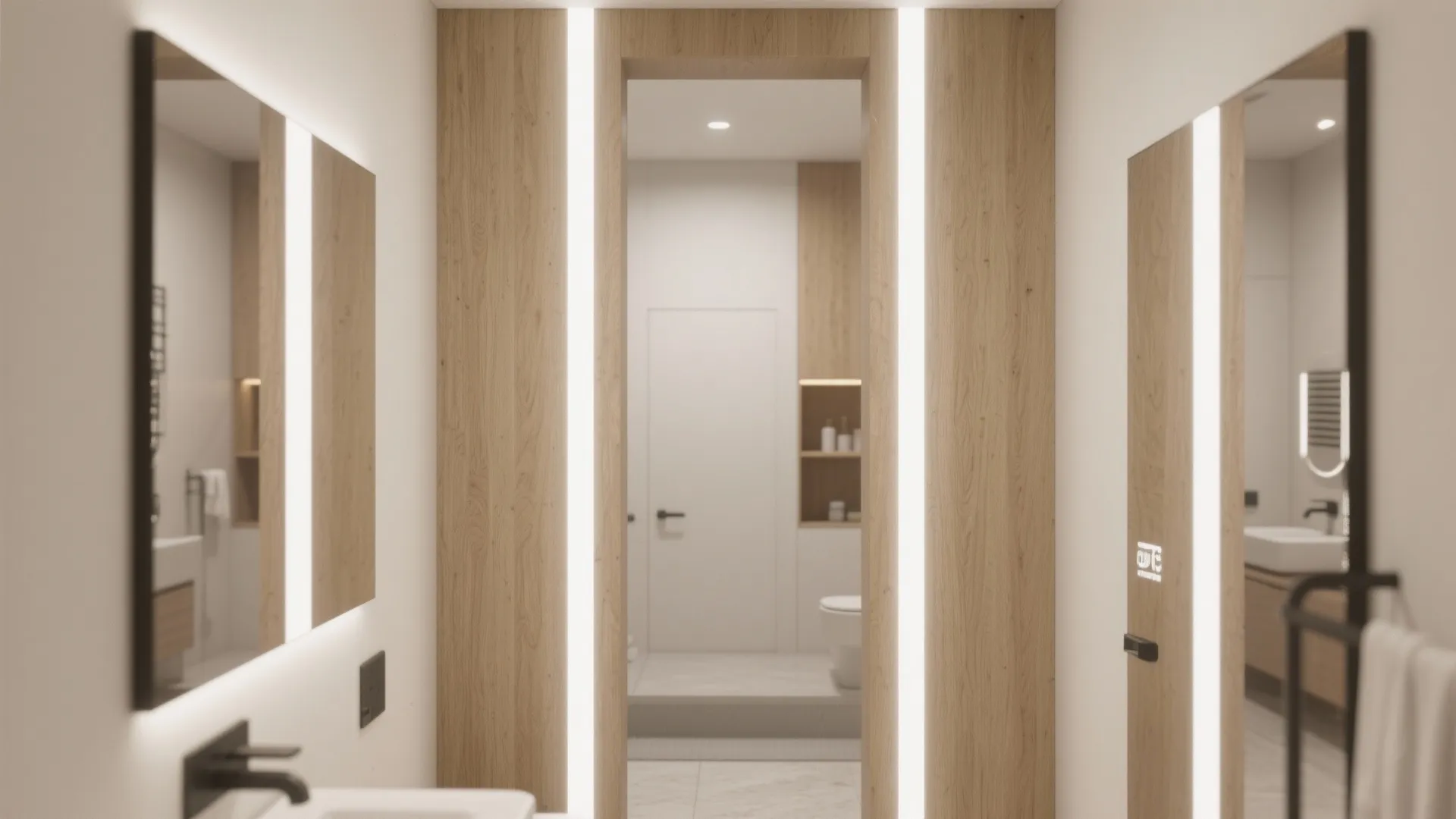 6. Mirrored Panelling