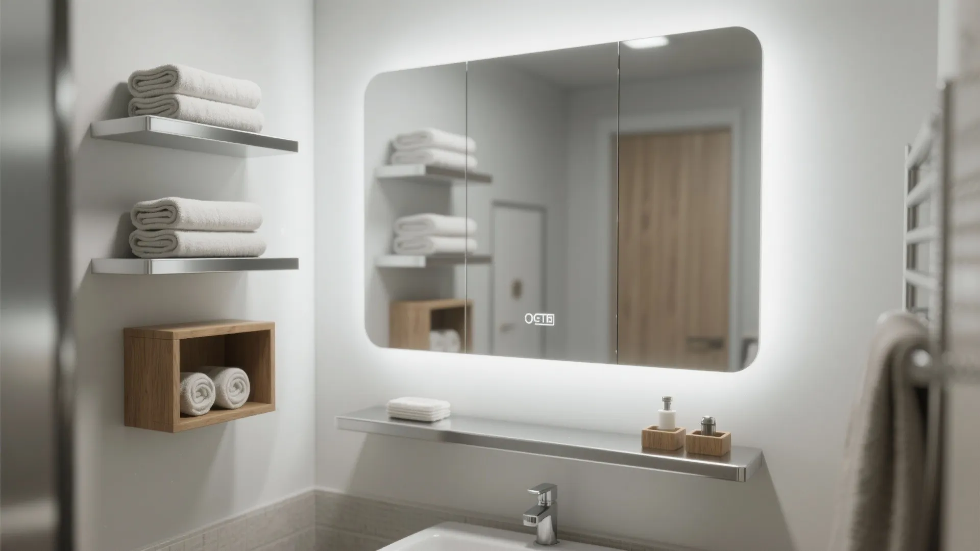 4. Add Mirrored and Brushed Silver Surfaces