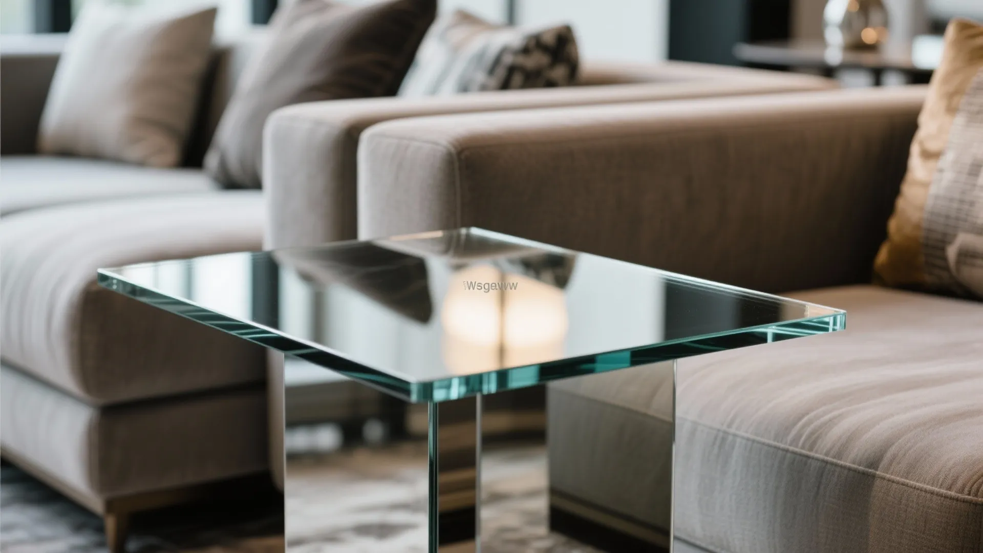 7. Mirrored Furniture Accents