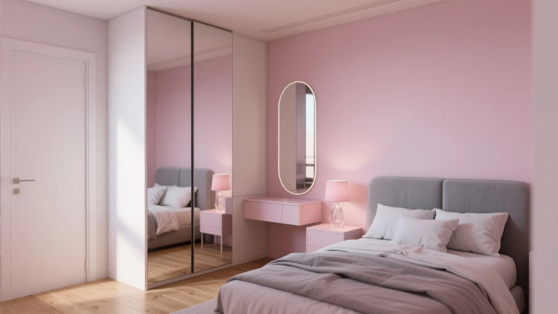 3. Small Room, Big Impact: Mirrors and Reflective Surfaces