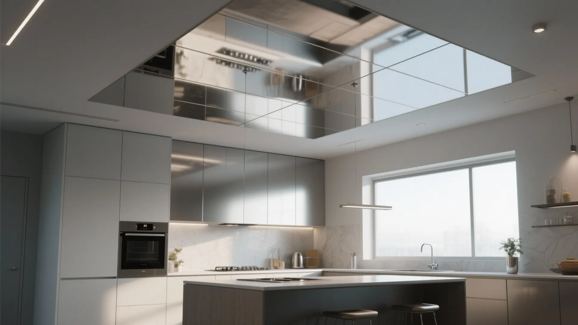 9. Mirrored or Metallic Finish