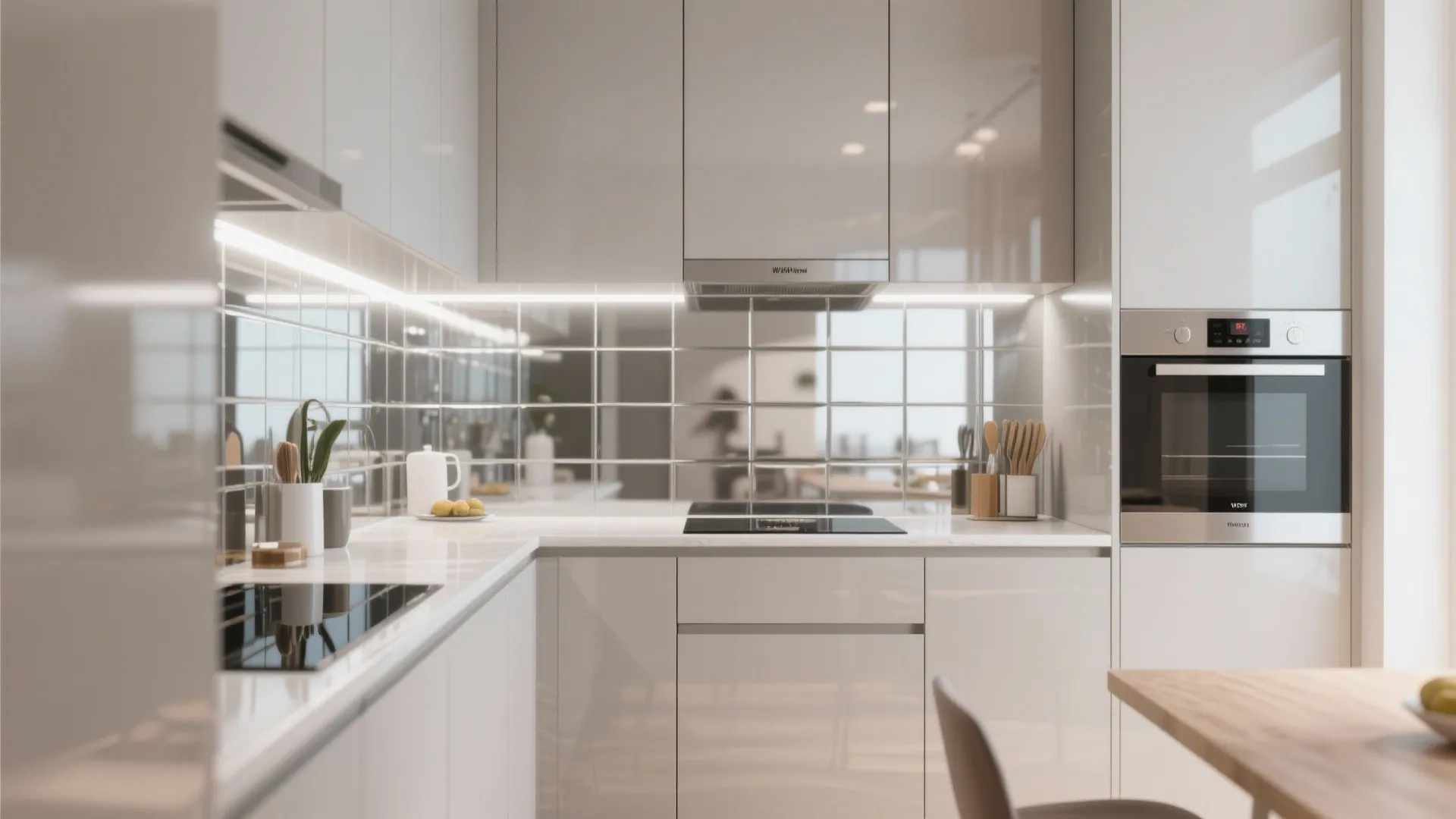 4. Mirrored Splashback