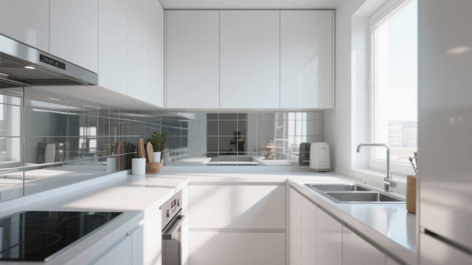 5. Mirrored Splashback