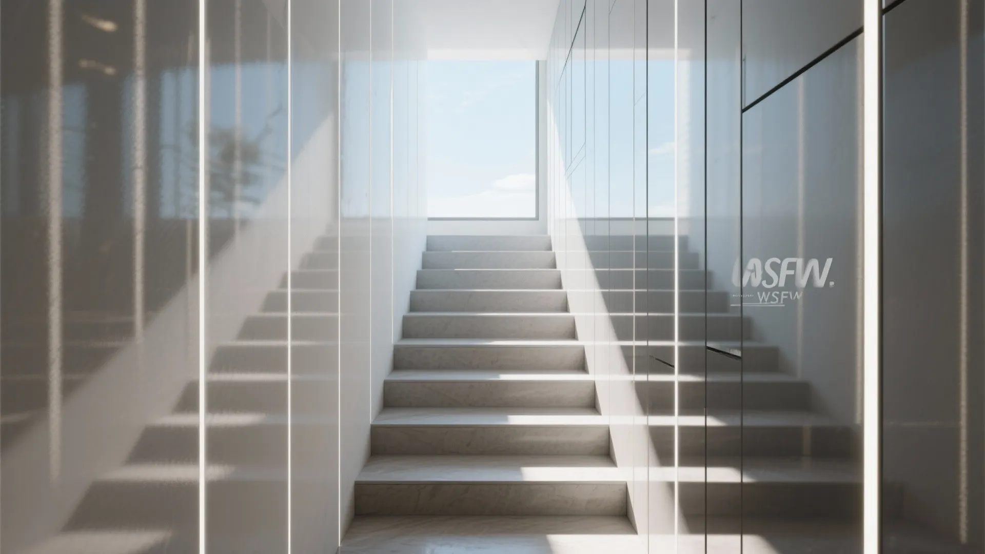 Mirrored panels for openness