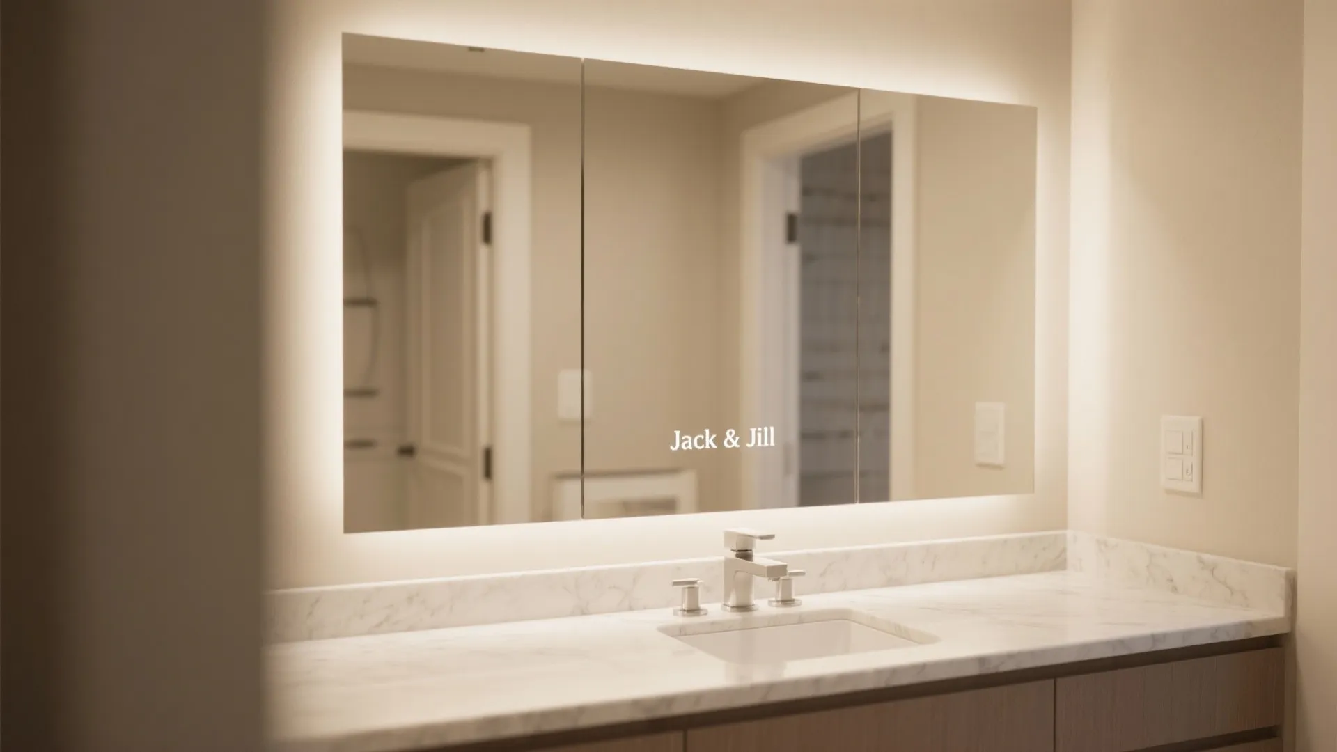 4. Mirrored Storage Cabinets