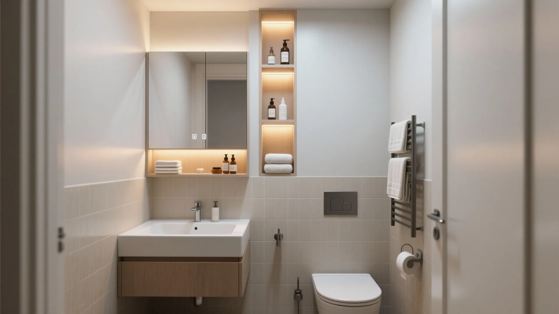 Mirrored Storage and Vertical Niches