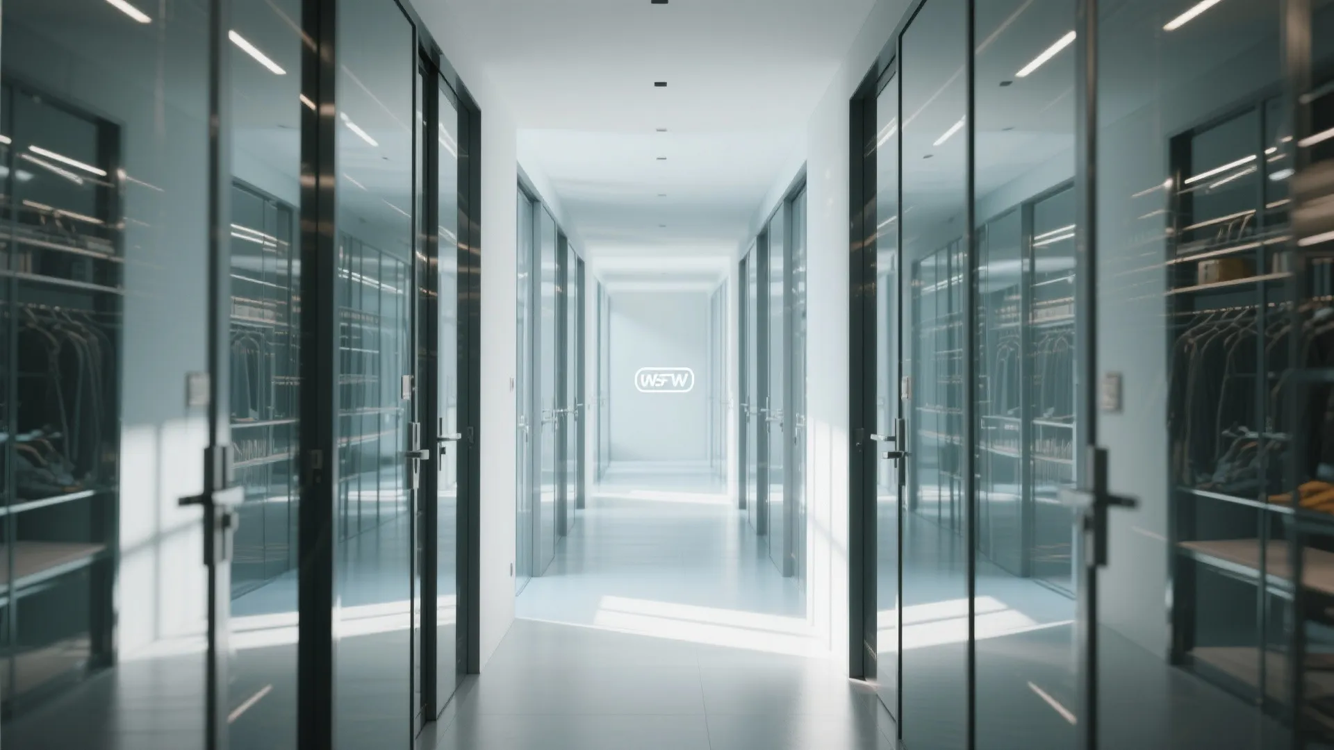 3. Mirrored Doors to Enlarge the Space