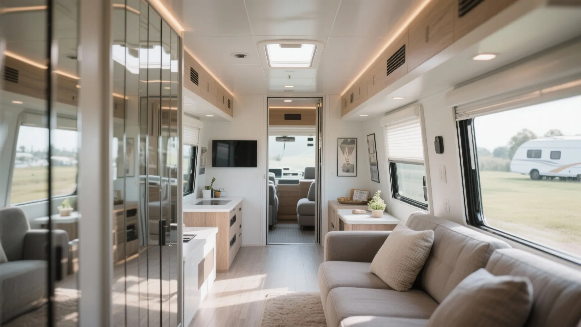 Mirrored Wall Sections