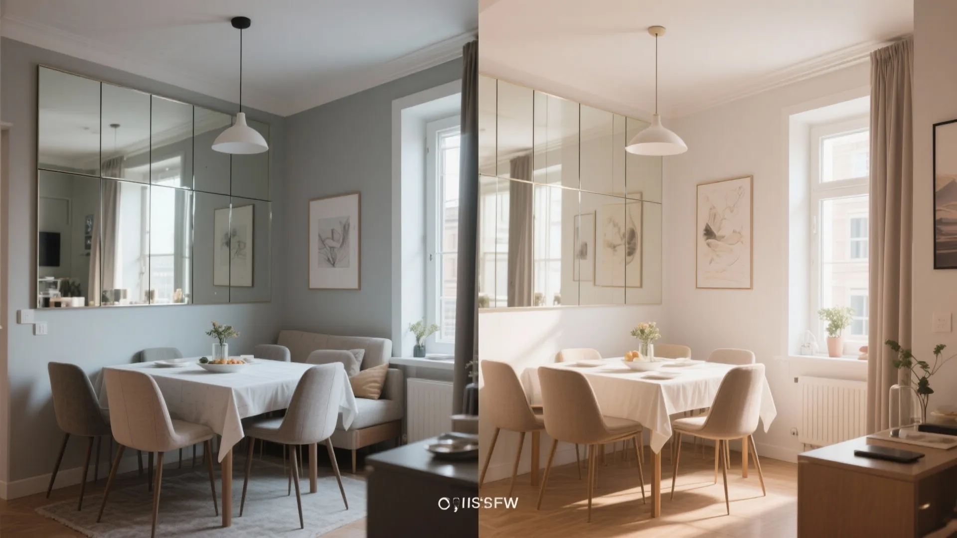 Mirrored Wall Panels