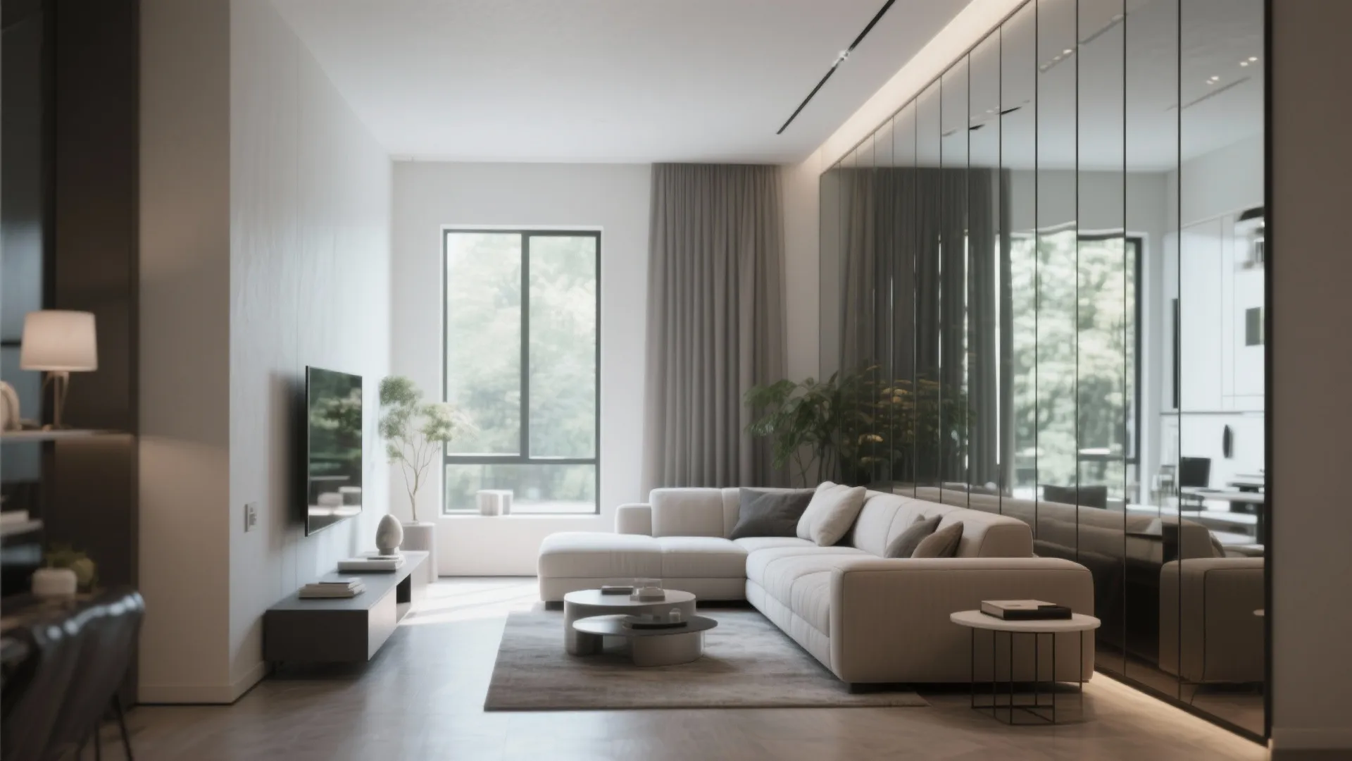 Mirrored Wall Panels