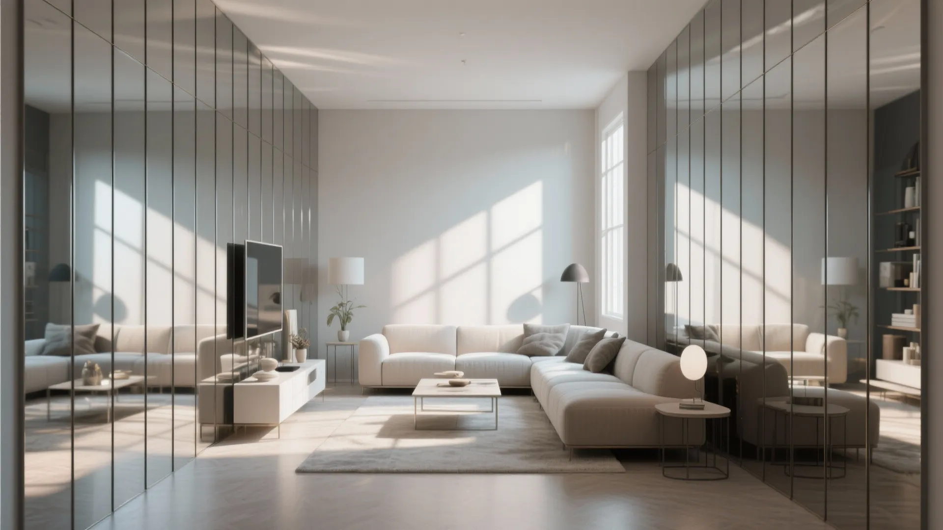 Mirrored Wall Panels