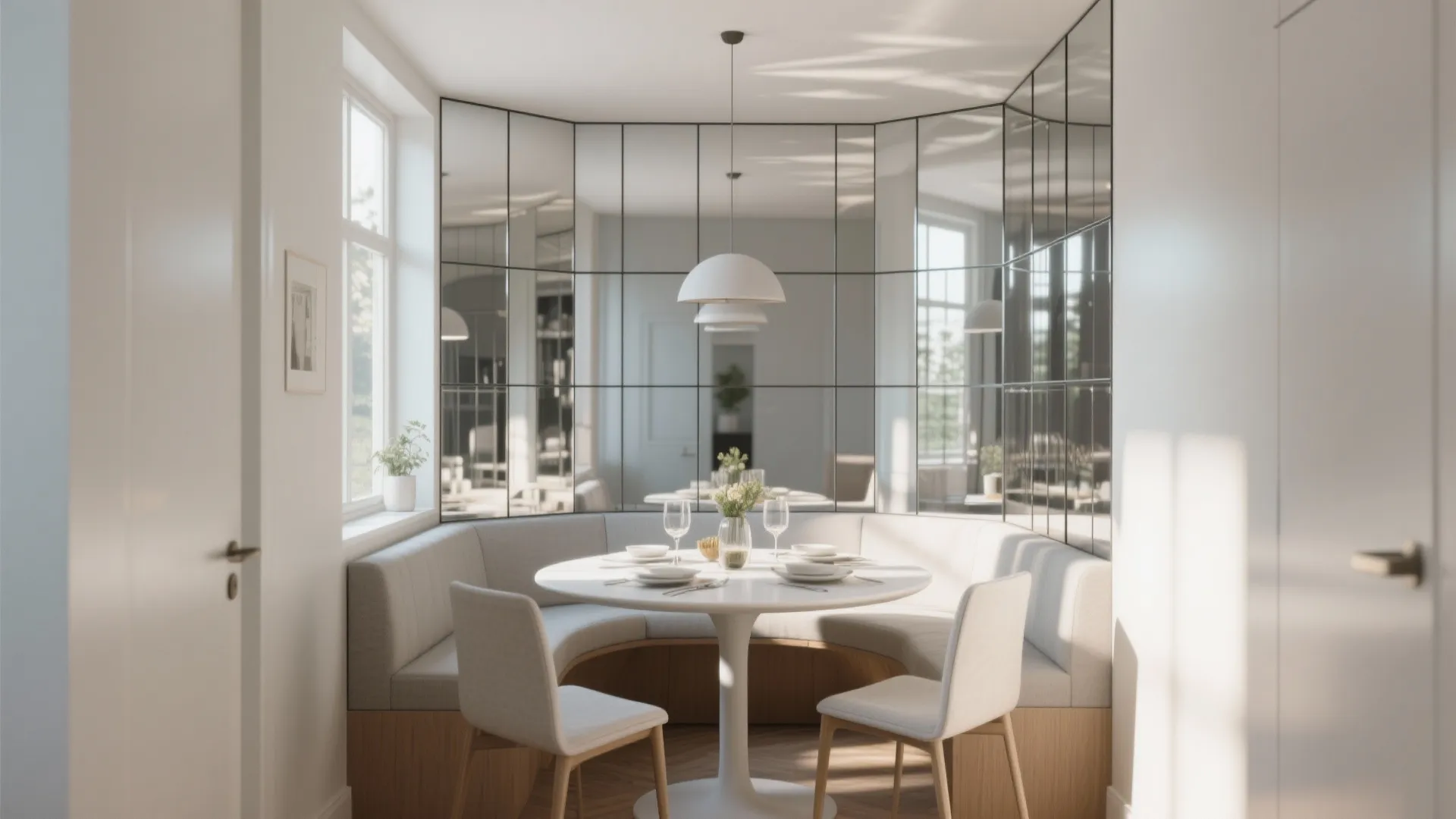 Mirrored Wall Panels