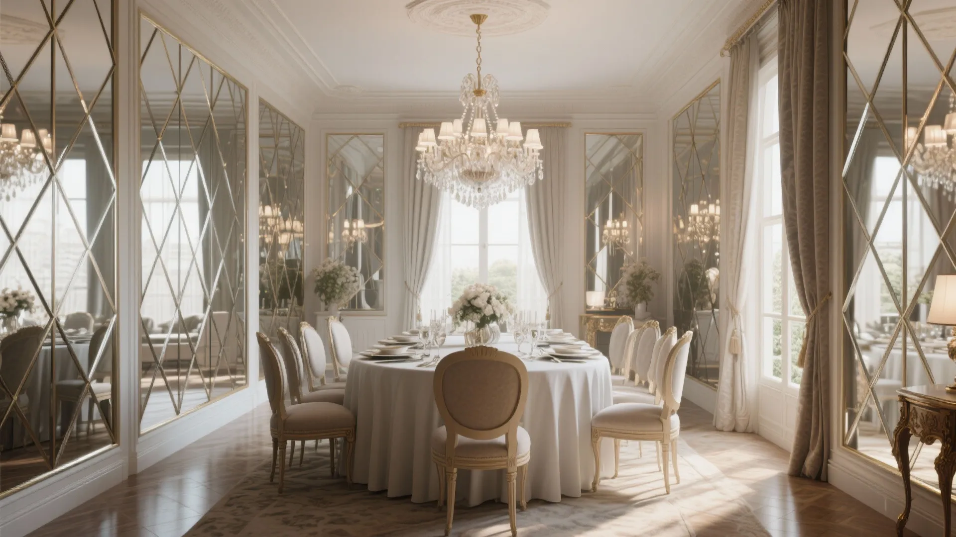 Mirrored Wall Panels