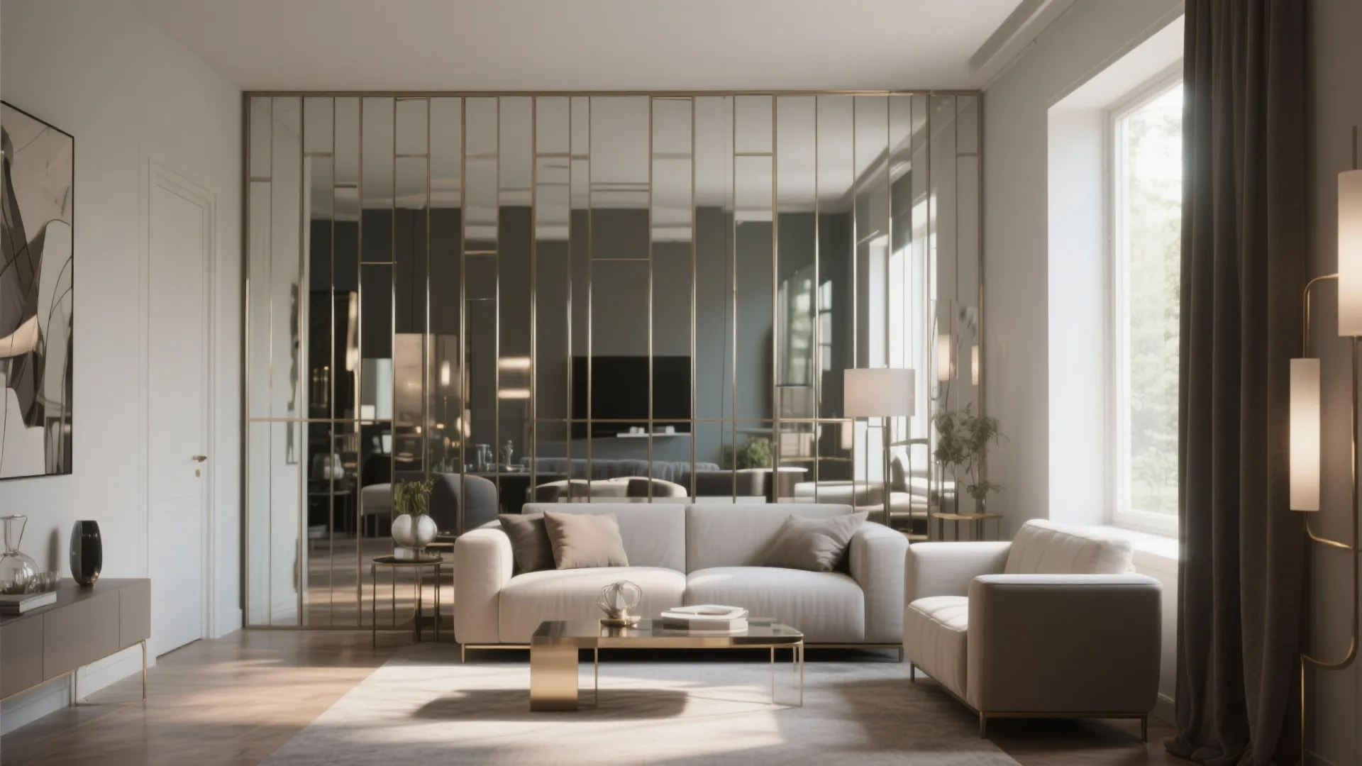 Mirrored Wall Sections