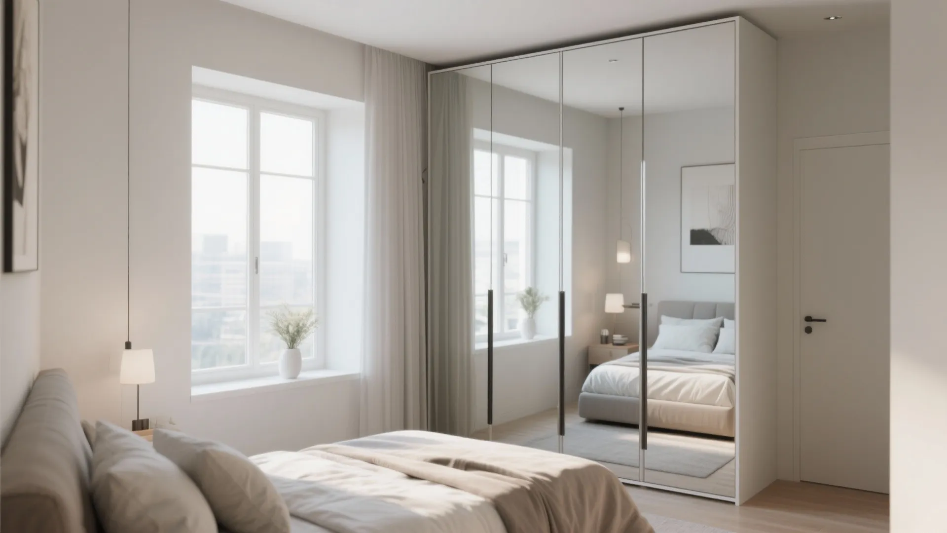 Mirrored Panel Finish