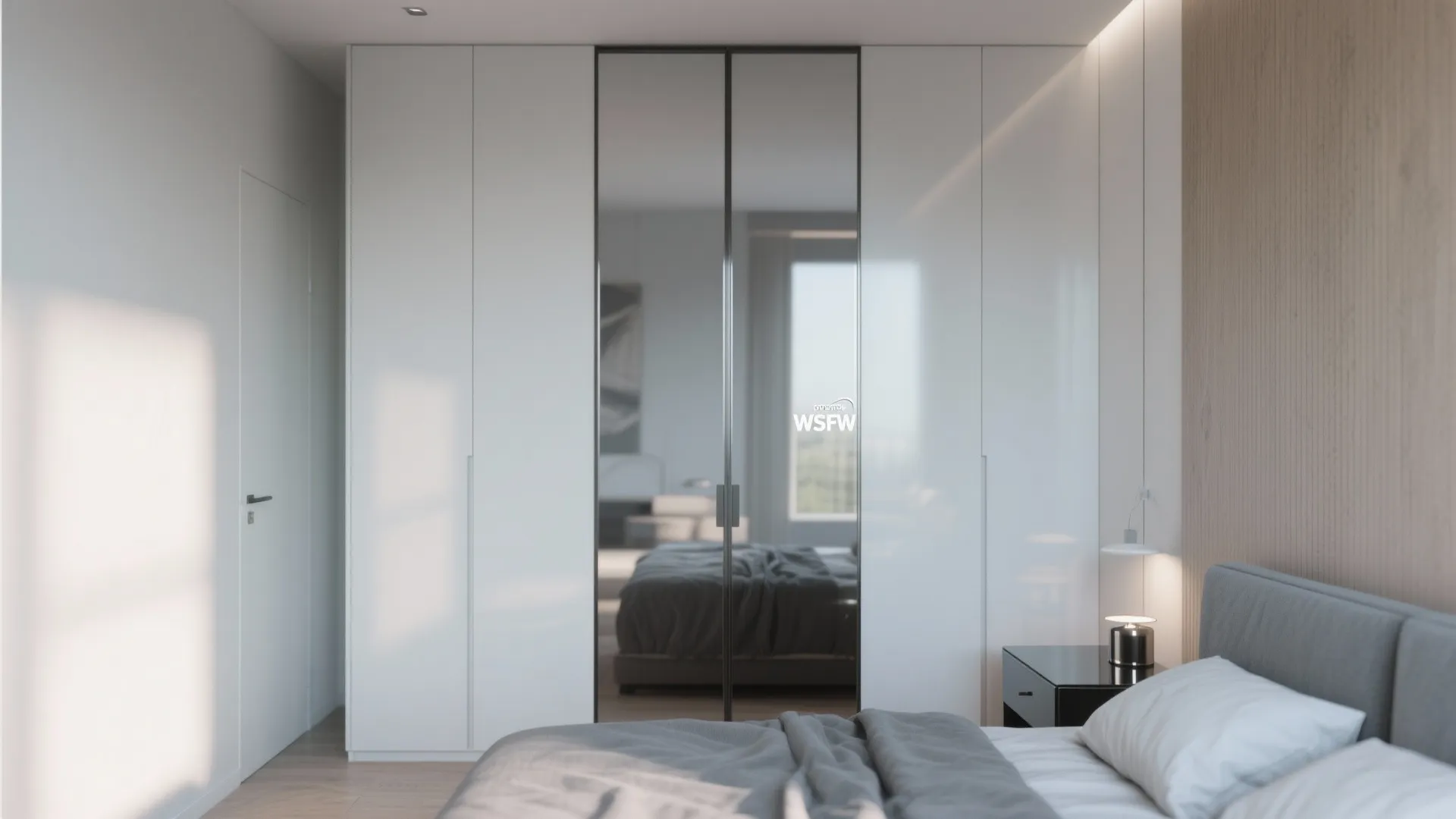 3. Use mirrored or glossy surfaces sparingly