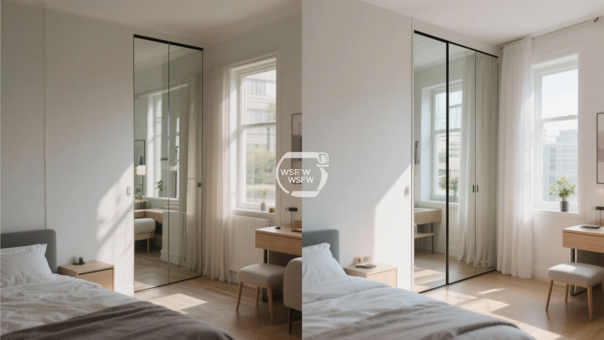 Mirrored Wardrobe Doors