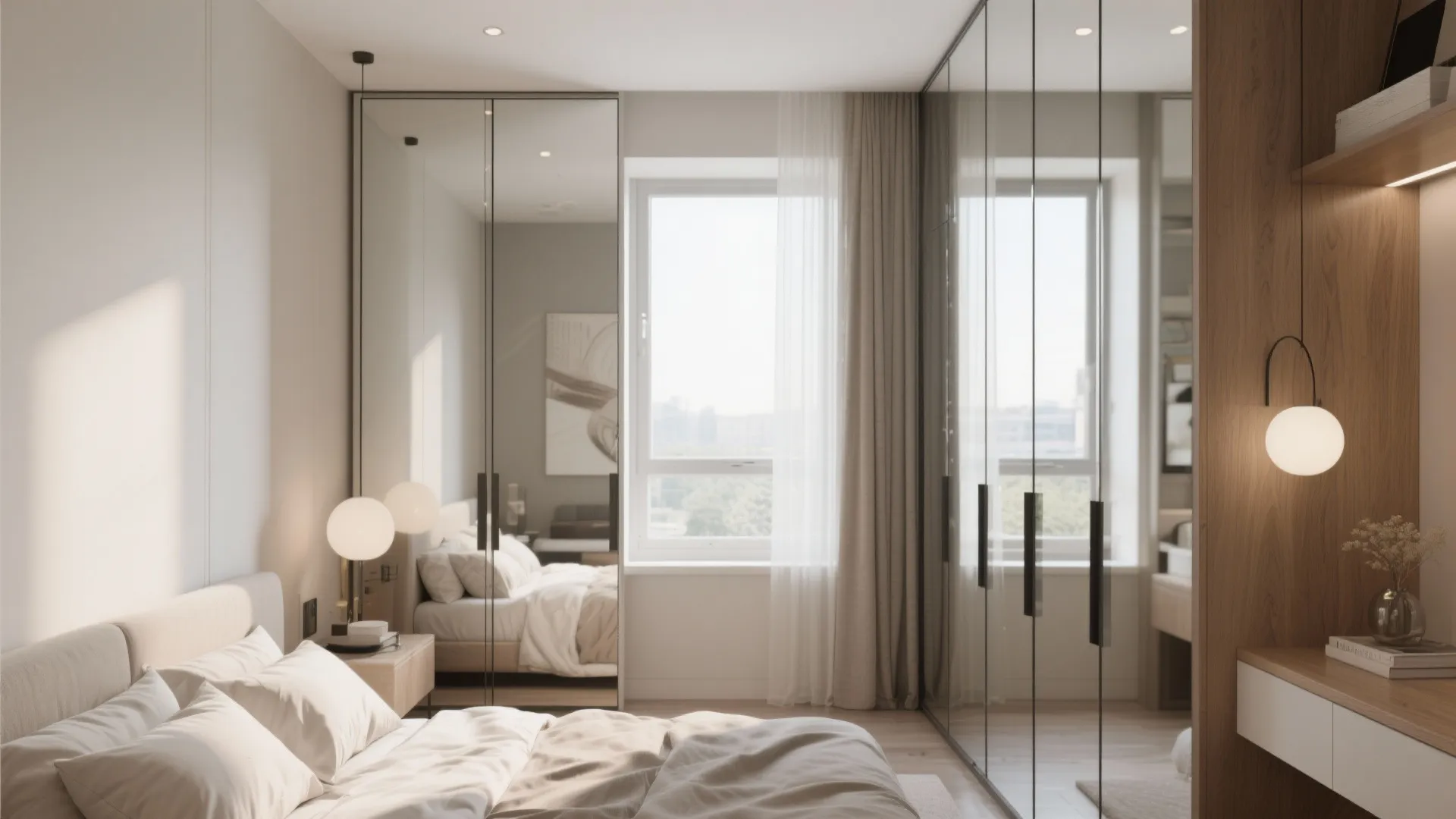 Mirrored Wardrobe Doors