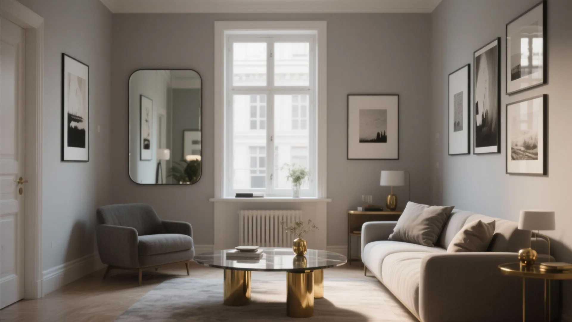 Strategic mirrors, art, and staging