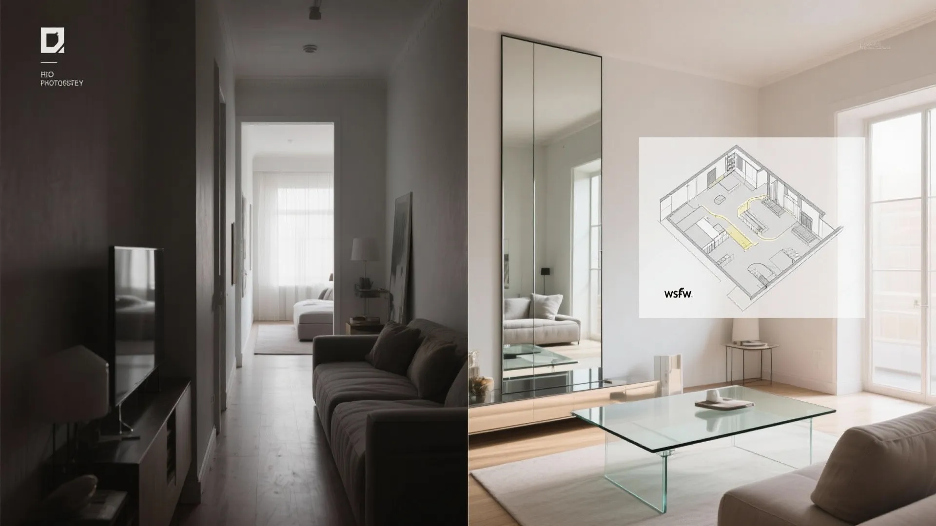 5. Mirrors, glass, and 3D planning