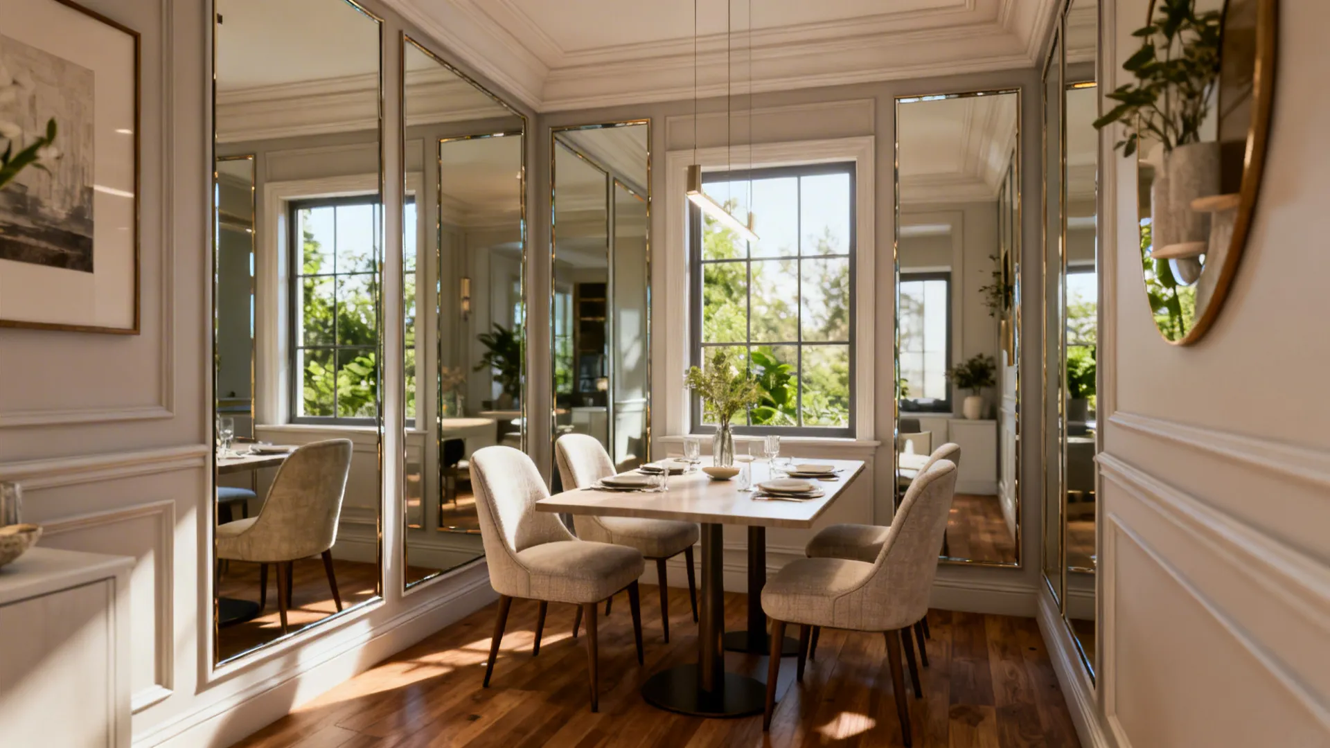 5 Mirror Ideas for Dining Rooms