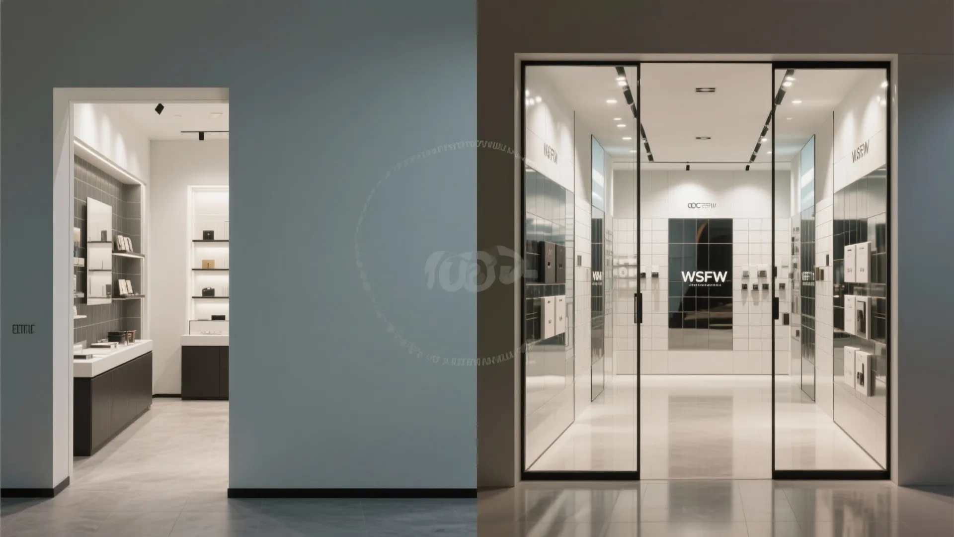 5. Smart use of mirrors and glass to enlarge sightlines