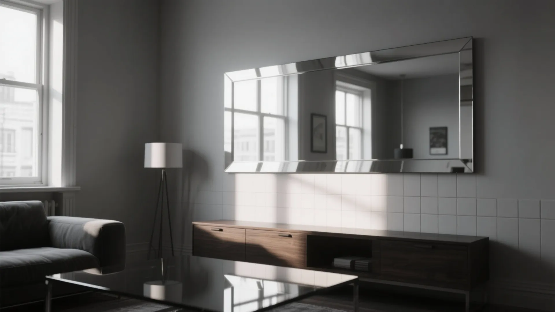 3. Mirrors and gloss to bounce light