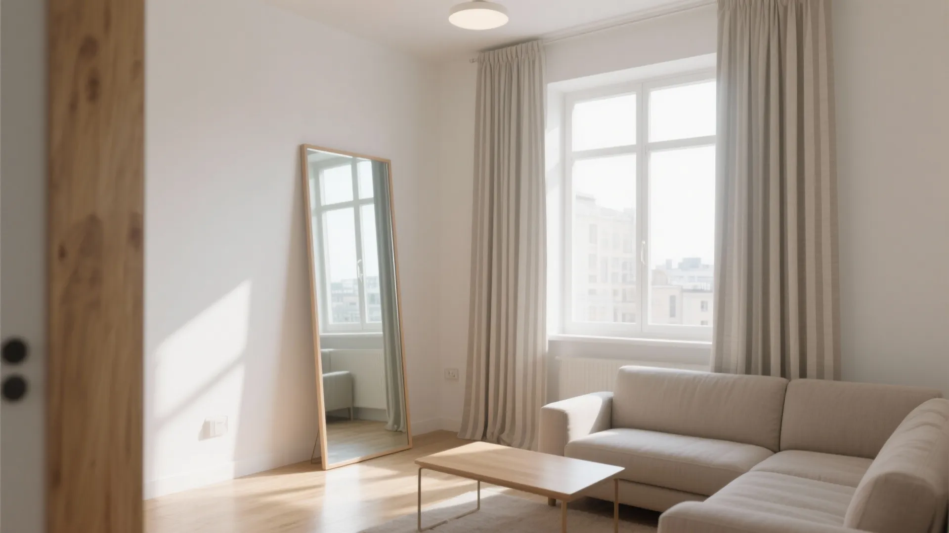 Mirrors and Vertical Lines for Height